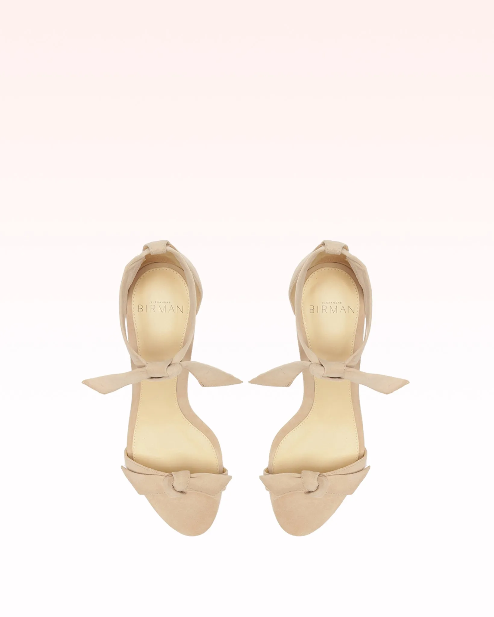Clarita 75 Suede Nude sold by Alexandre Birman product image thumbnail 3