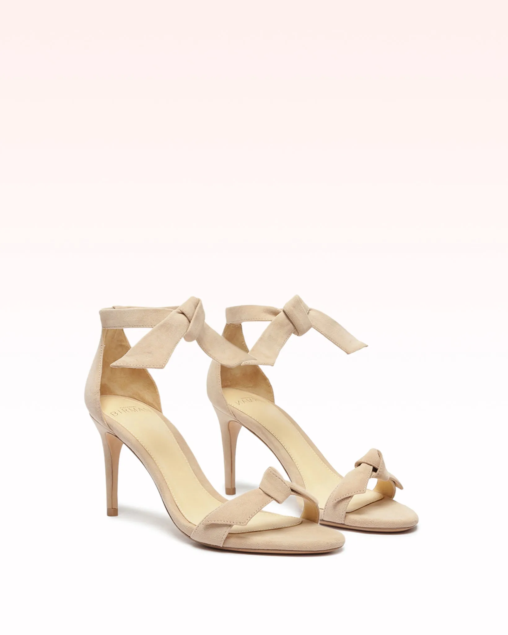 Clarita 75 Suede Nude sold by Alexandre Birman product image thumbnail 2