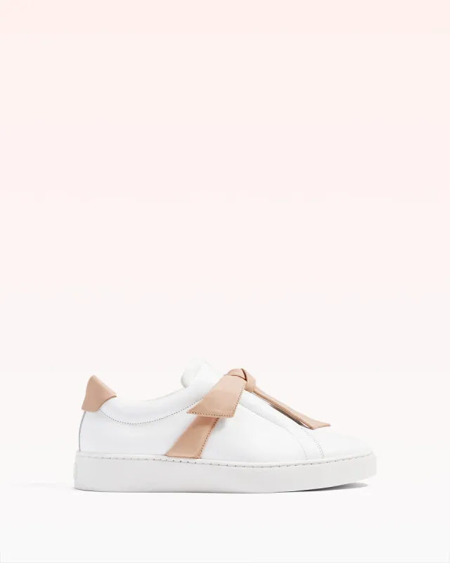 Clarita Sneaker Suede Nude sold by Alexandre Birman