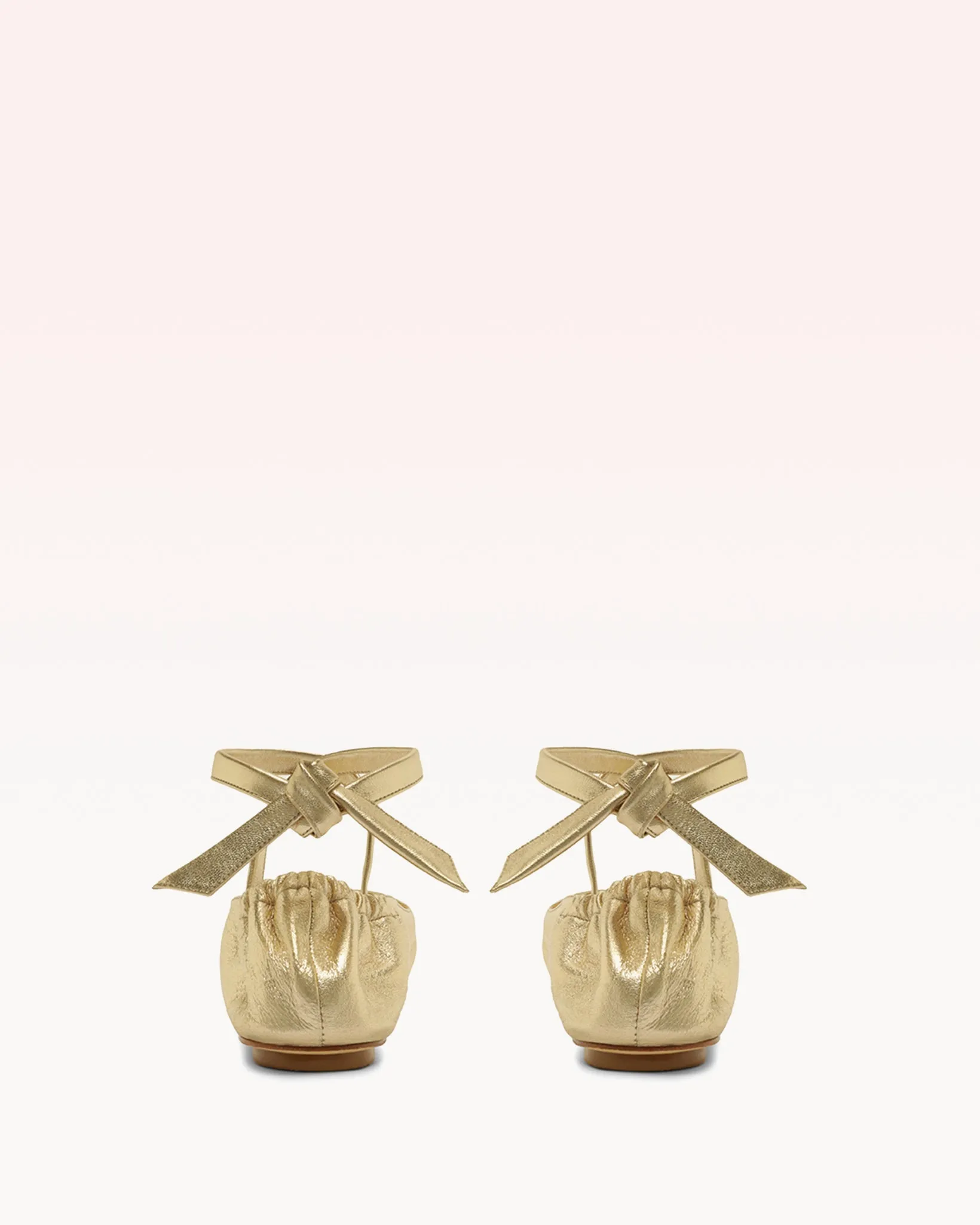 Clarita Ballet Flat Metallic Golden sold by Alexandre Birman product image thumbnail 3