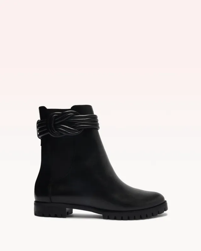 Vicky Waterproof Combat Bootie Black made by Alexandre Birman