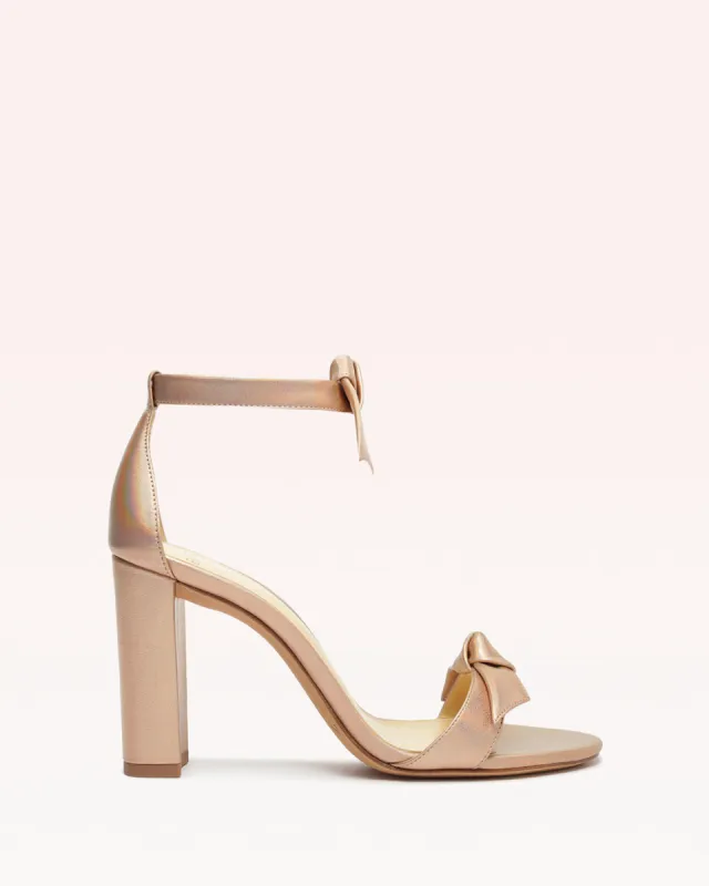 Clarita Block 90 Metallic Champagne sold by Alexandre Birman