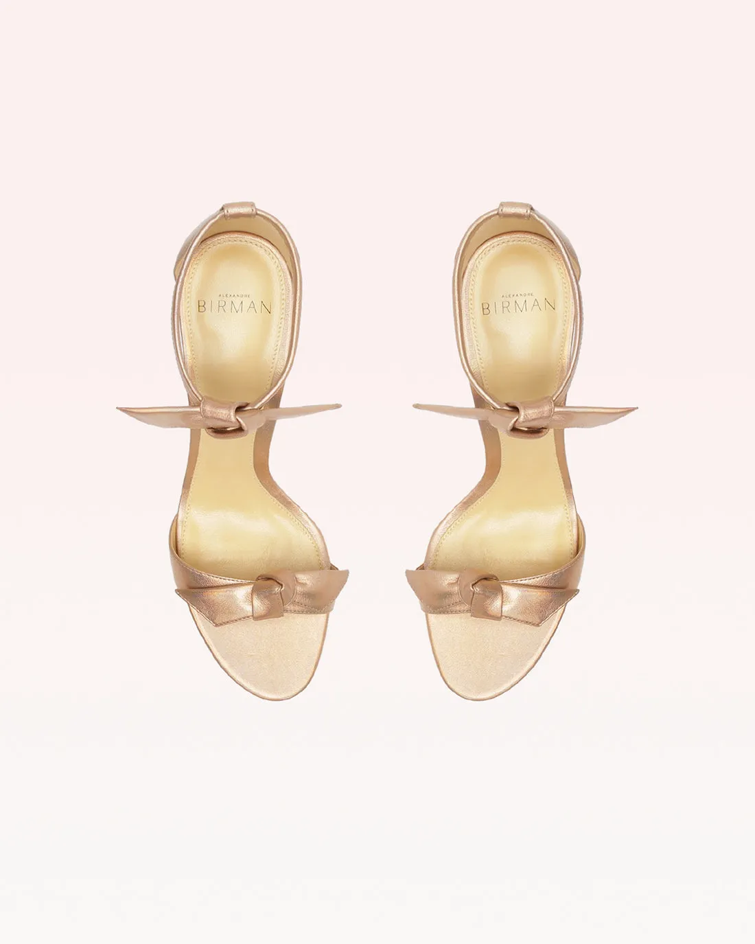 Clarita Block 90 Metallic Champagne sold by Alexandre Birman product image thumbnail 3