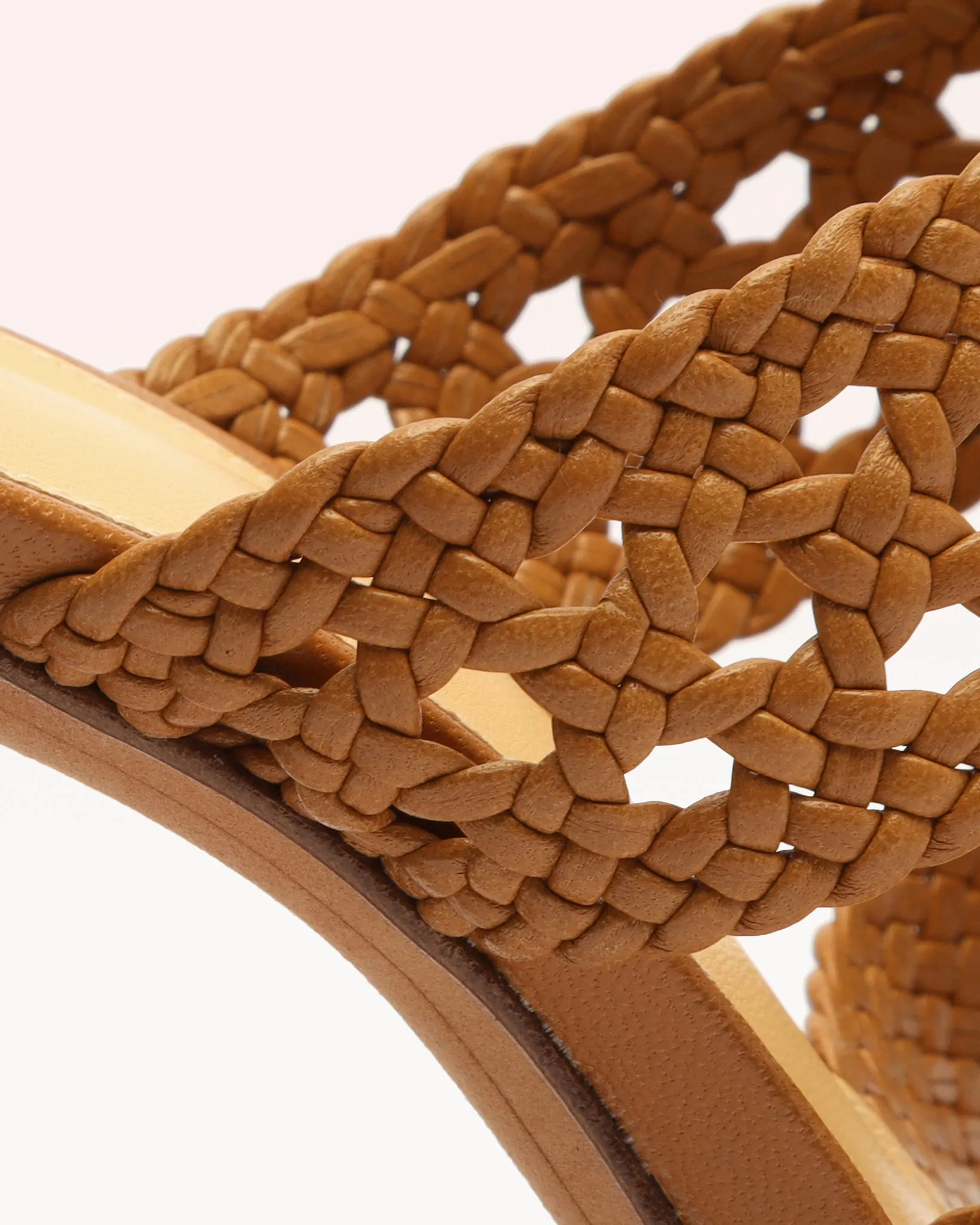 Clarita Braided Mule 90 Butterscotch sold by Alexandre Birman product image thumbnail 4