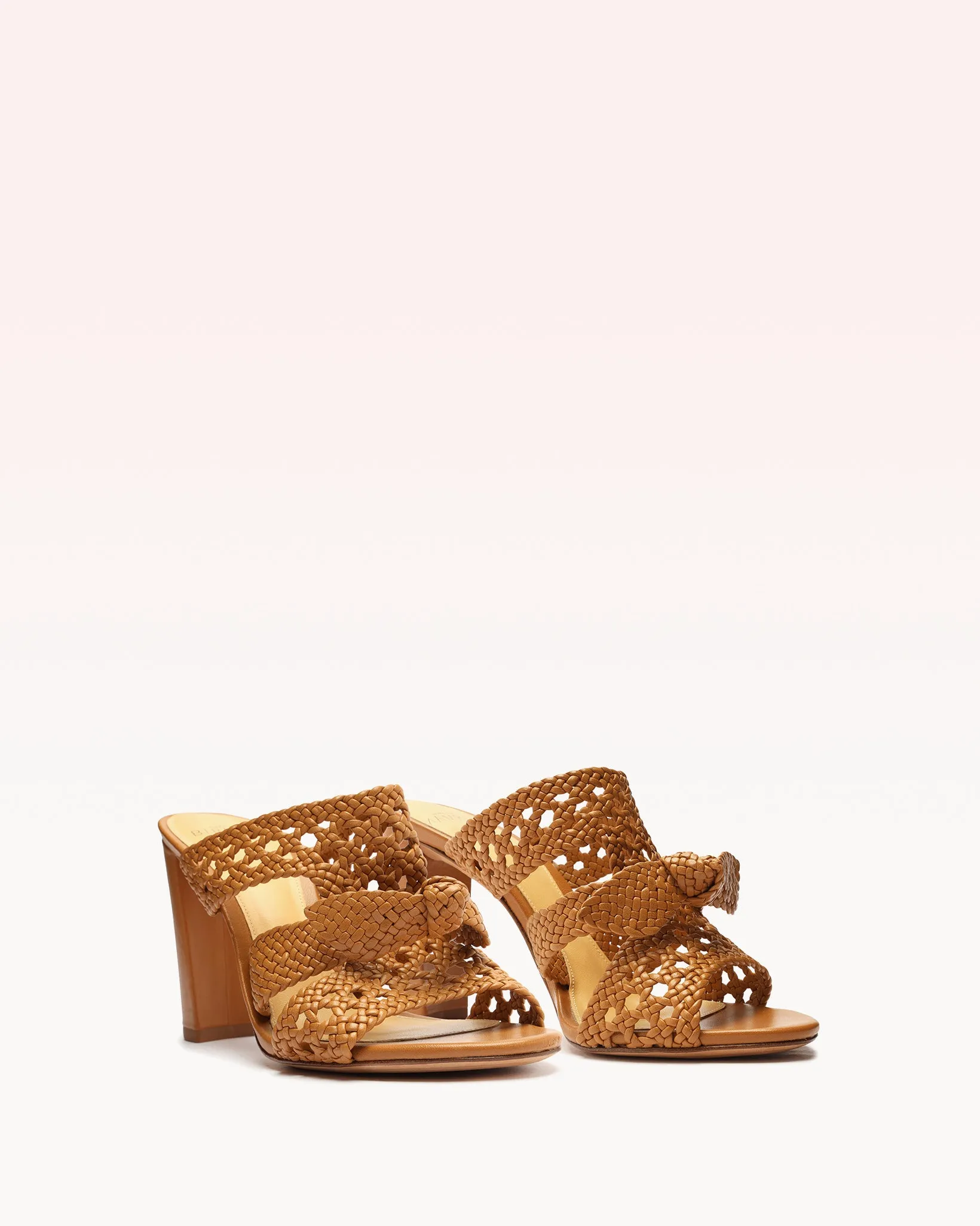 Clarita Braided Mule 90 Butterscotch sold by Alexandre Birman product image thumbnail 2