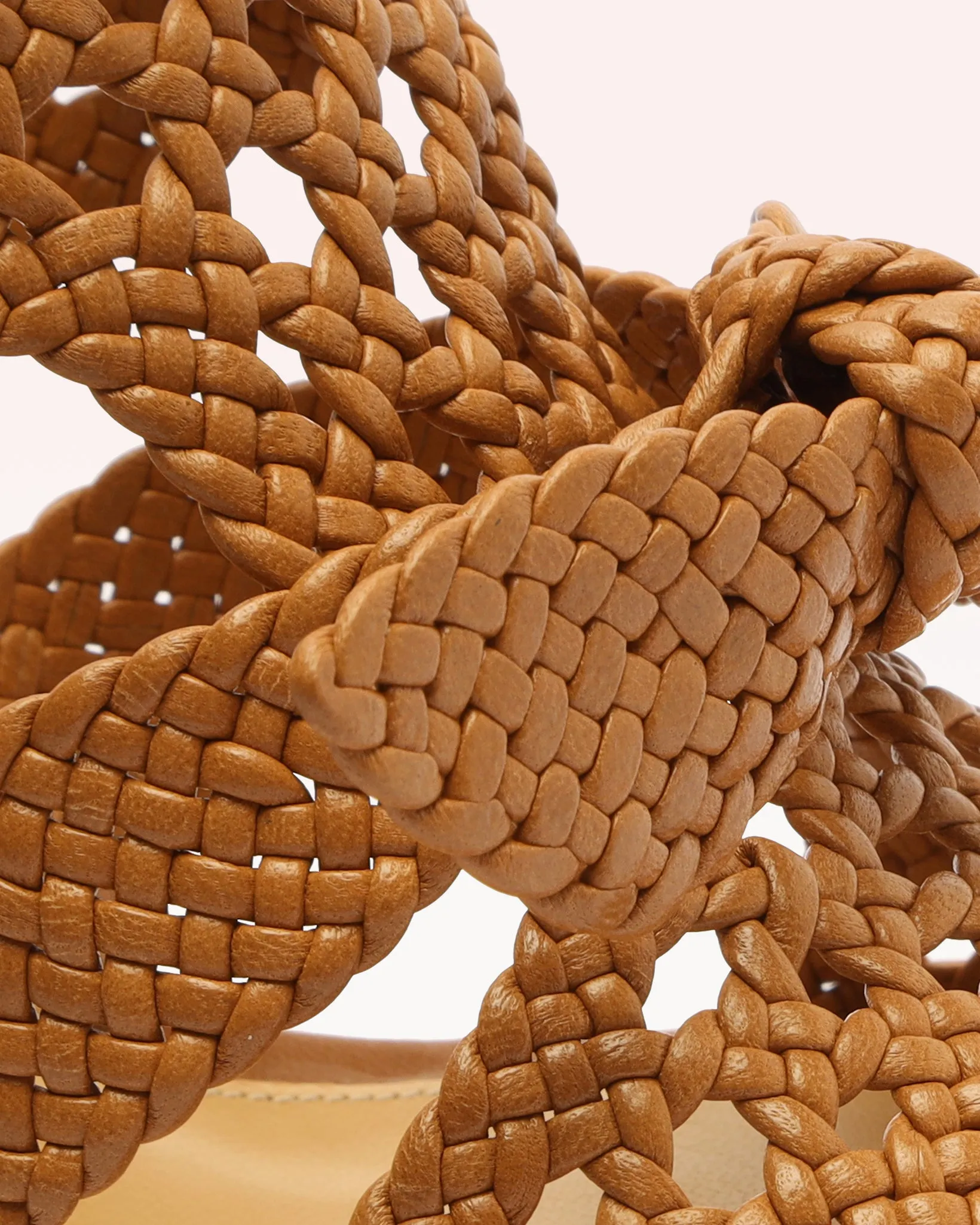 Clarita Braided Mule 90 Butterscotch sold by Alexandre Birman product image thumbnail 5