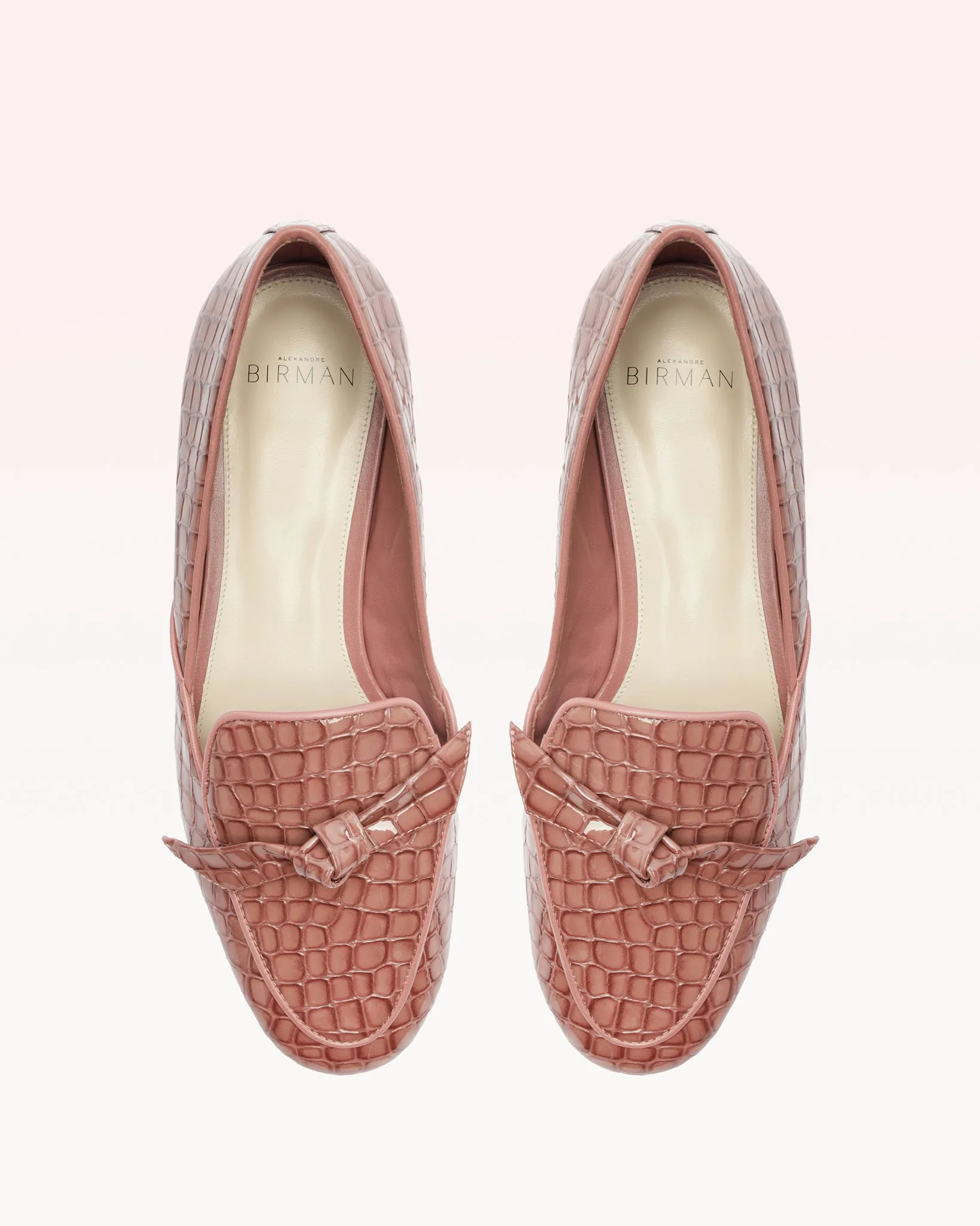Clarita Belgian Crocco Loafer Clay sold by Alexandre Birman product image thumbnail 4