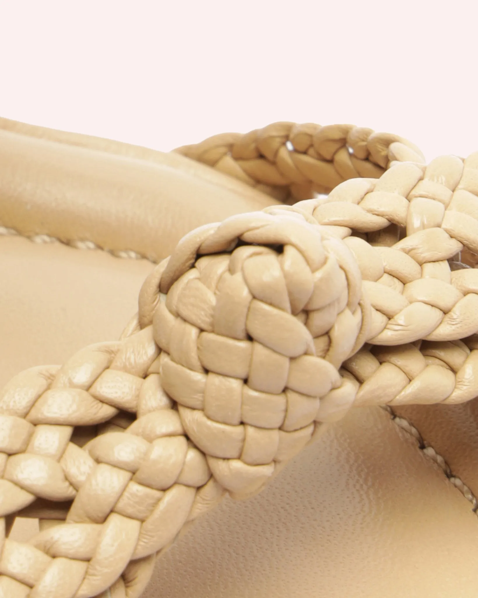 Clarita Intreccio 90 Doppia Soletta Beige sold by Alexandre Birman product image thumbnail 4