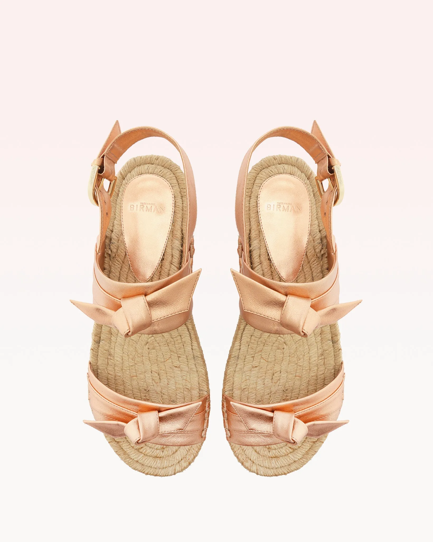 Clarita Espadrille Metallic Shell Pink sold by Alexandre Birman product image thumbnail 4