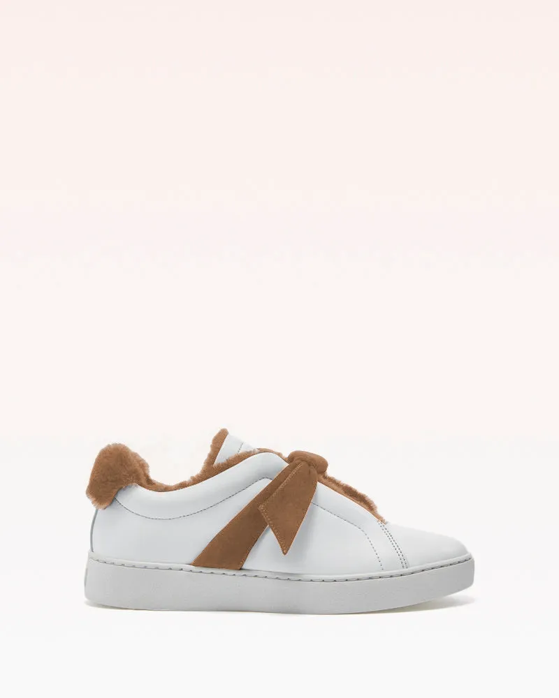 Clarita Sneaker Shearling Cognac sold by Alexandre Birman