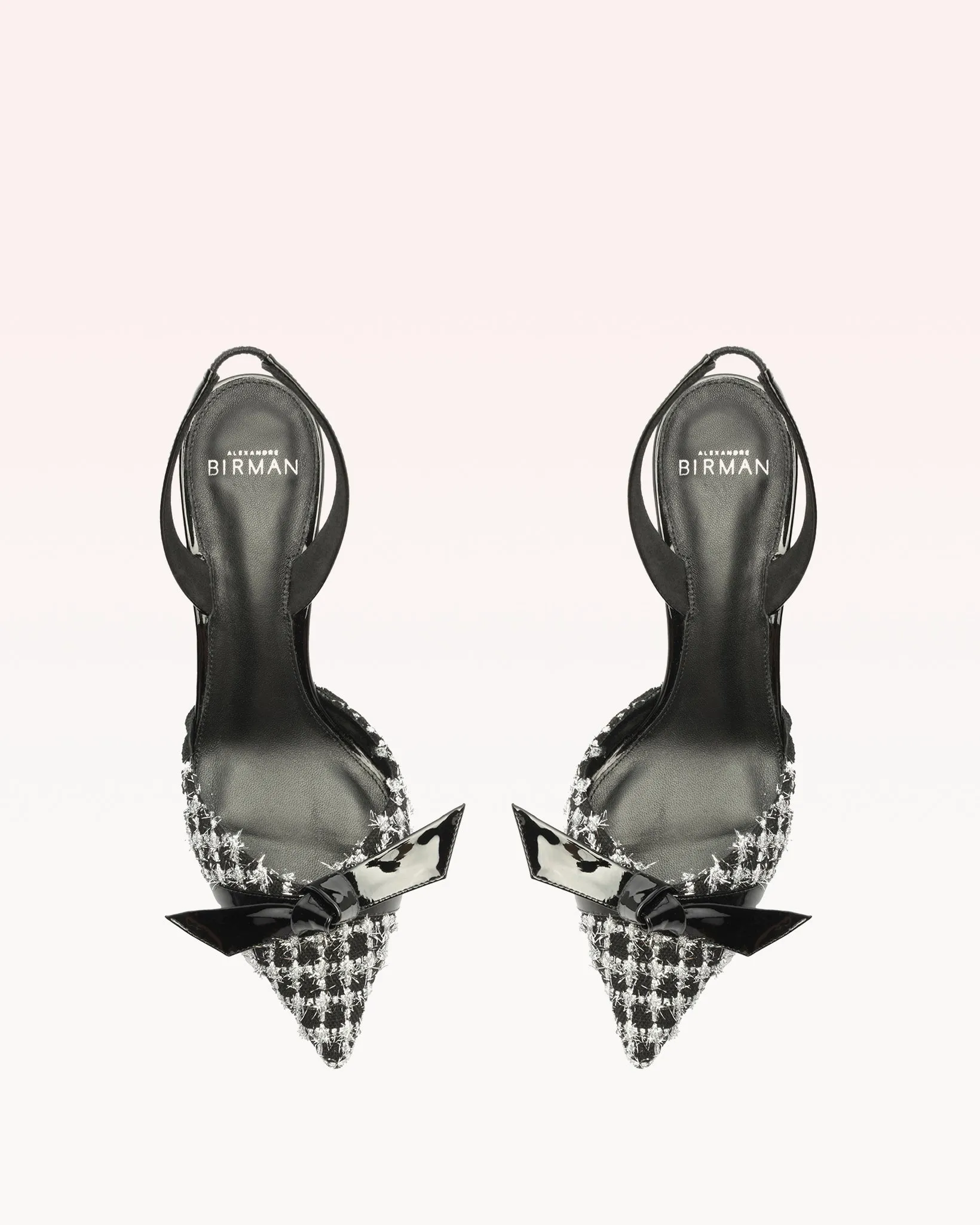 Clarita Bell Slingback 60 Tweed Black sold by Alexandre Birman product image thumbnail 4