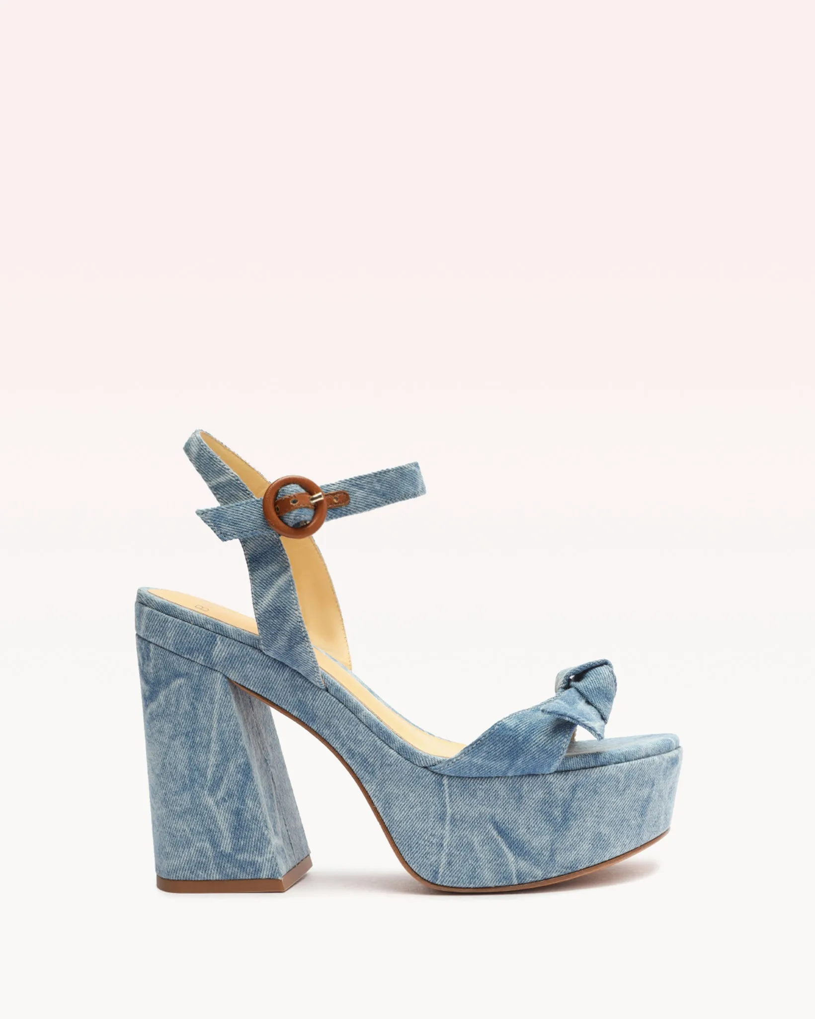 Clarita Platform Denim sold by Alexandre Birman