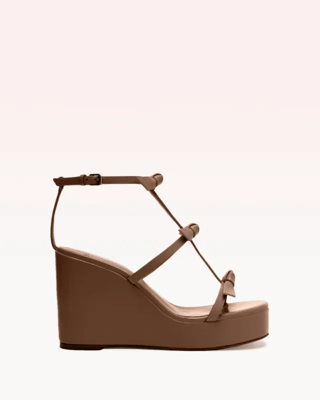 Slim Lolita Wedge 100 Espresso made by Alexandre Birman