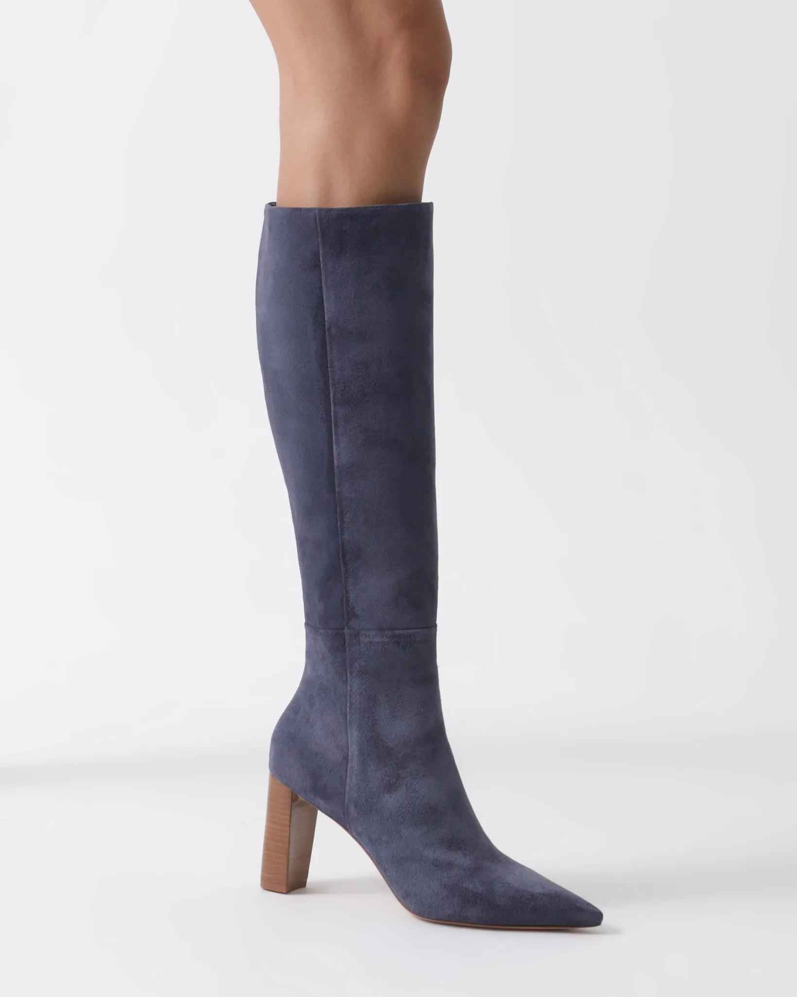 Elisa 85 Boot Shadow Blue sold by Alexandre Birman product image thumbnail 2