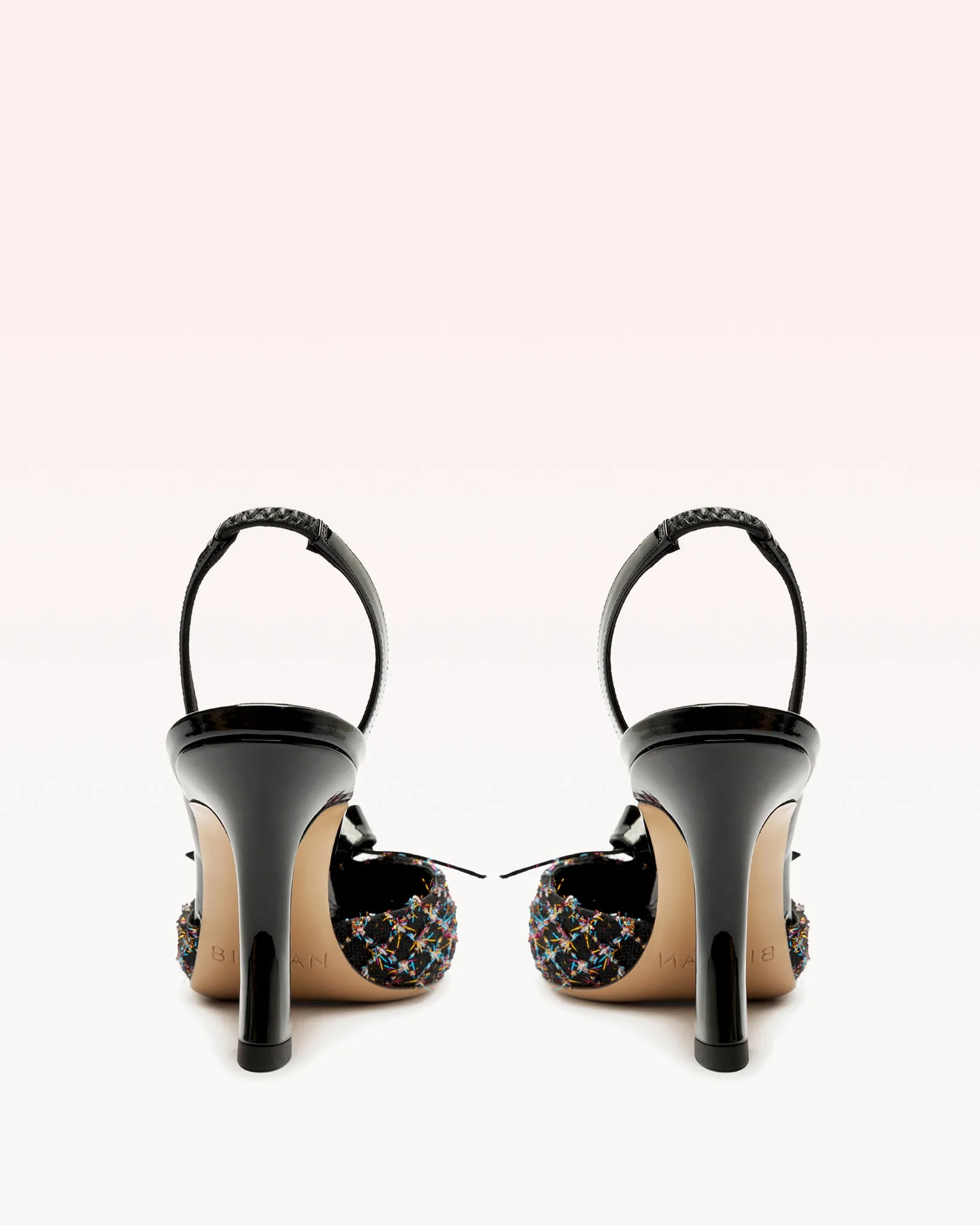 Clarita Bell Slingback 85 Tweed Multicolor sold by Alexandre Birman product image thumbnail 3