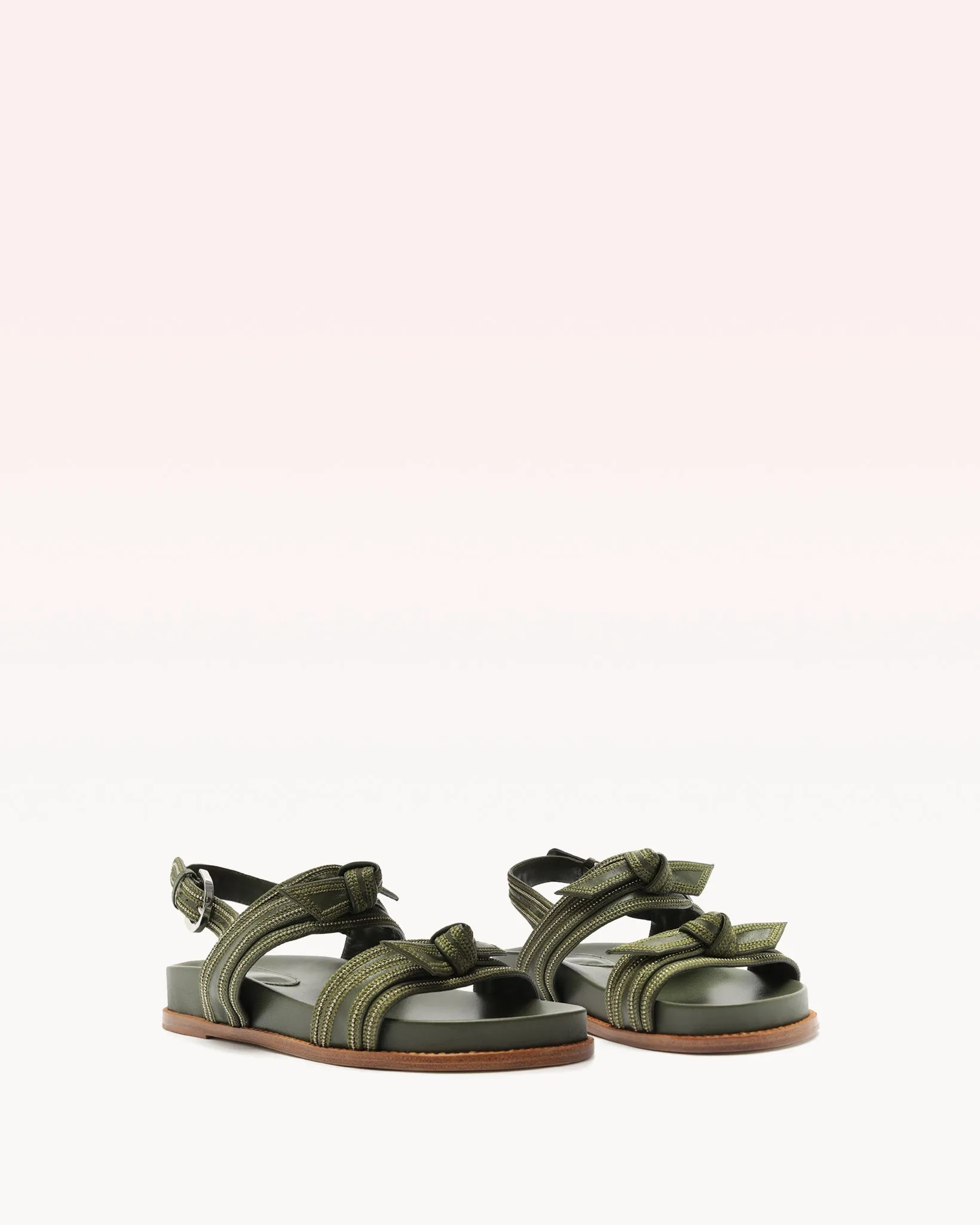 Clarita Sport Sandal Embroidery Sage Leaf sold by Alexandre Birman product image thumbnail 3