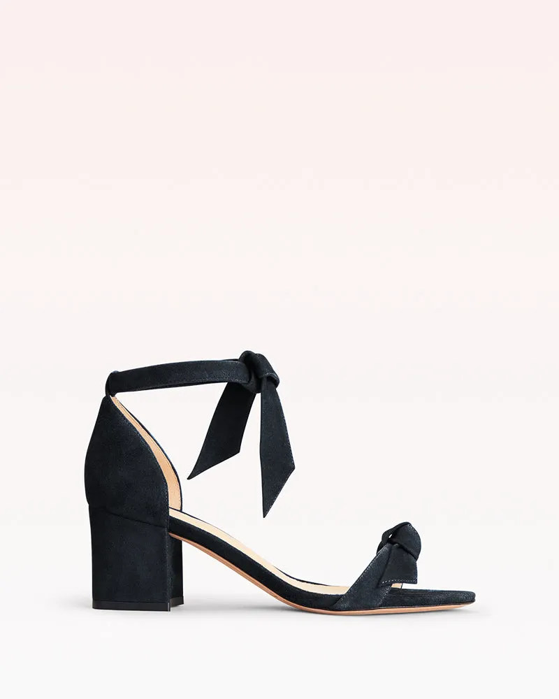 Clarita Block 60 Suede Black sold by Alexandre Birman