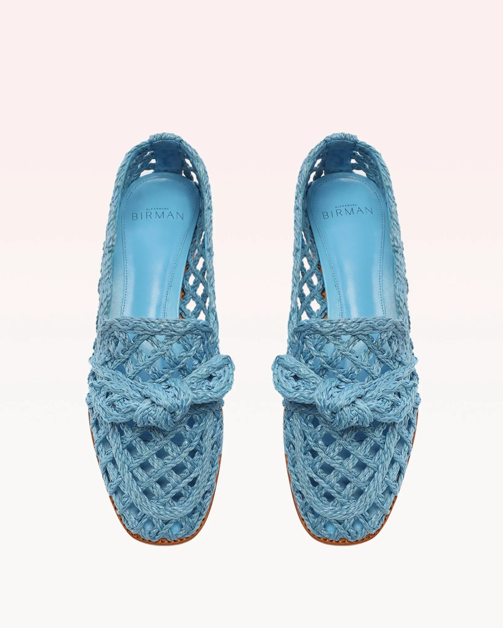 Raffia Clarita Loafer Aquarius sold by Alexandre Birman product image thumbnail 3