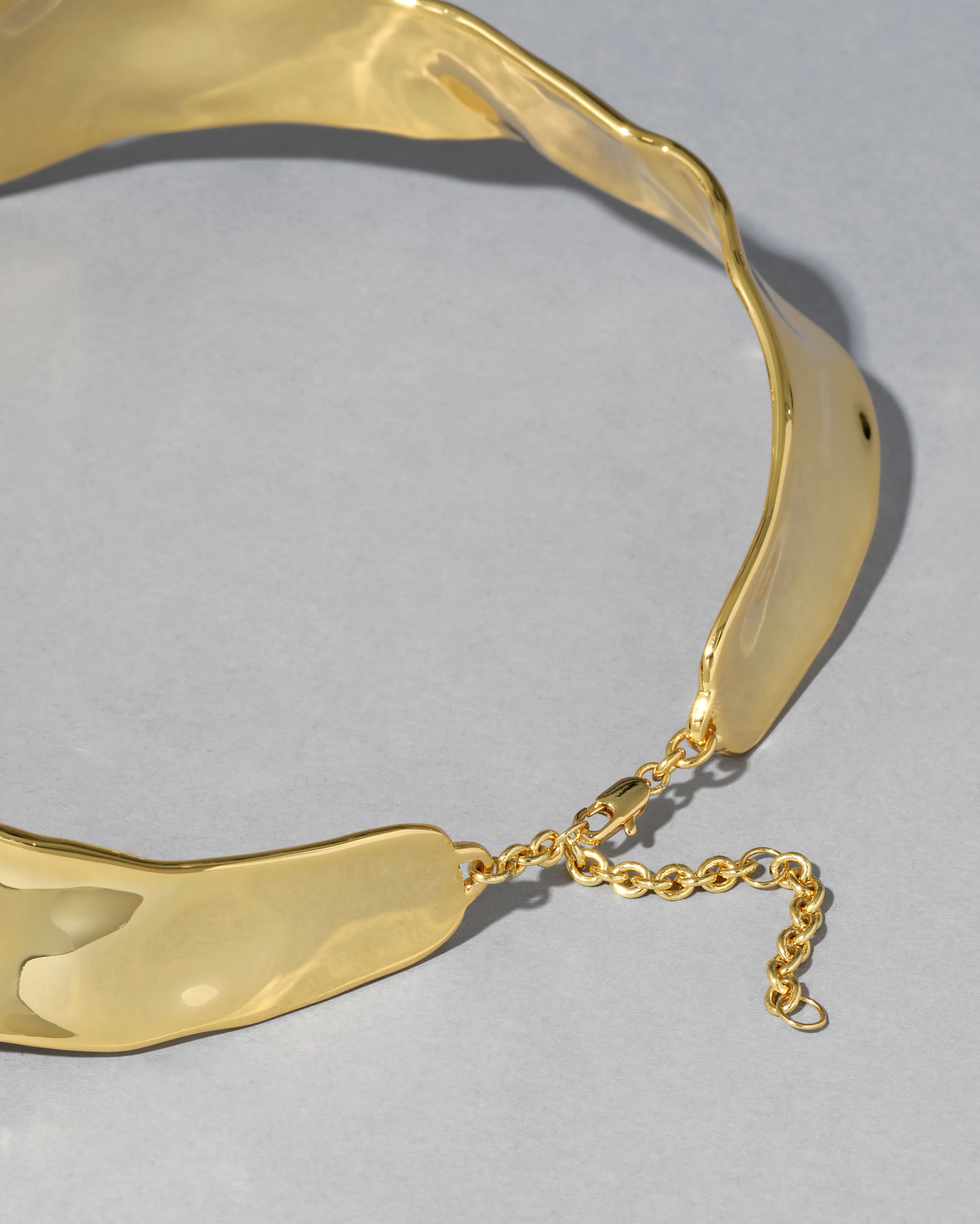 Solanales Gold Crystal Lace Up Collar Necklace sold by Alexis Bittar product image thumbnail 5