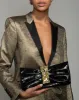 Gold Ribbon Convertible Shoulder Bag- Black sold by Alexis Bittar