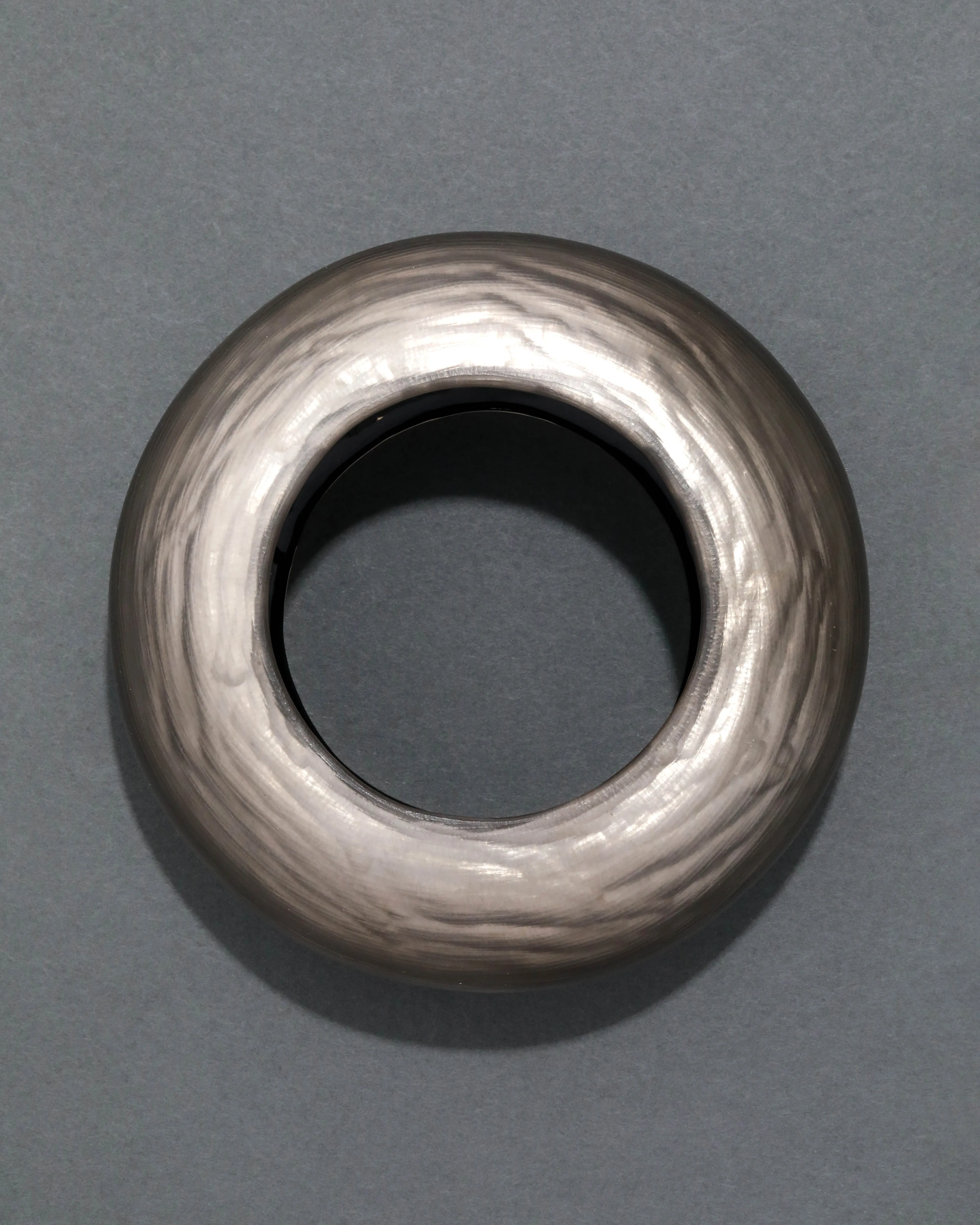 Puffy Lucite Bangle Bracelet- Chocolate sold by Alexis Bittar product image thumbnail 4