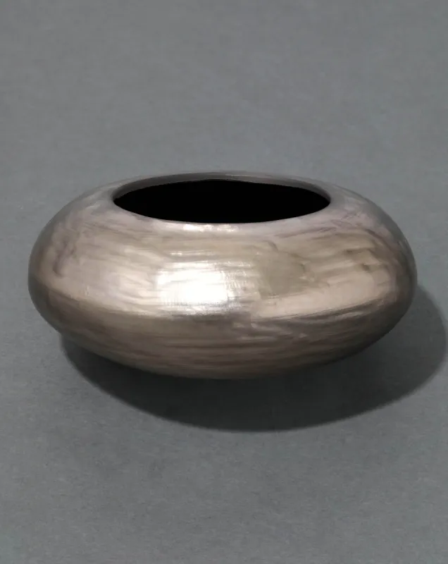 Puffy Lucite Bangle Bracelet- Chocolate made by Alexis Bittar