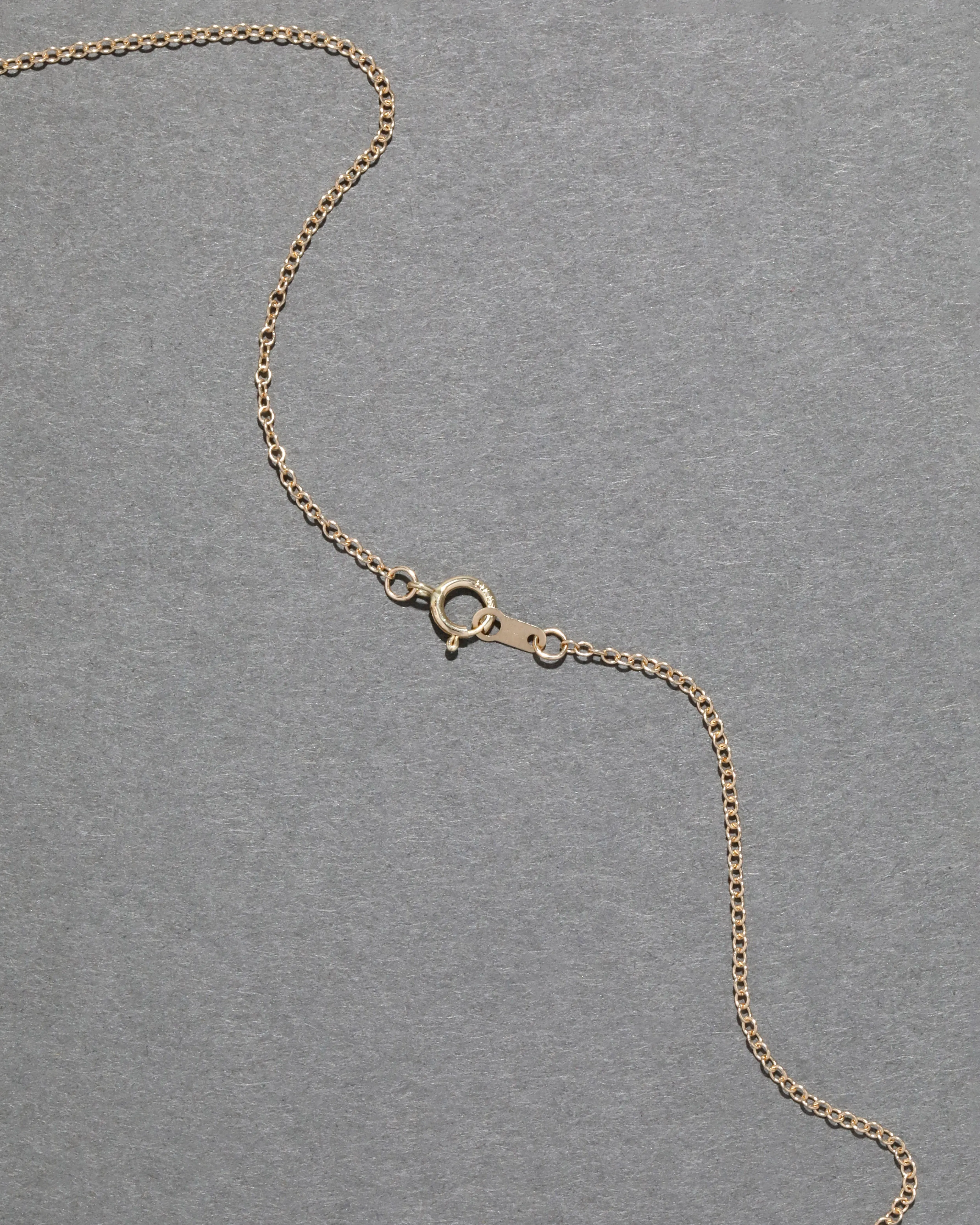 Antique 1880s 14k Two Tone Gold Anchor Pendant Necklace sold by Alexis Bittar product image thumbnail 3