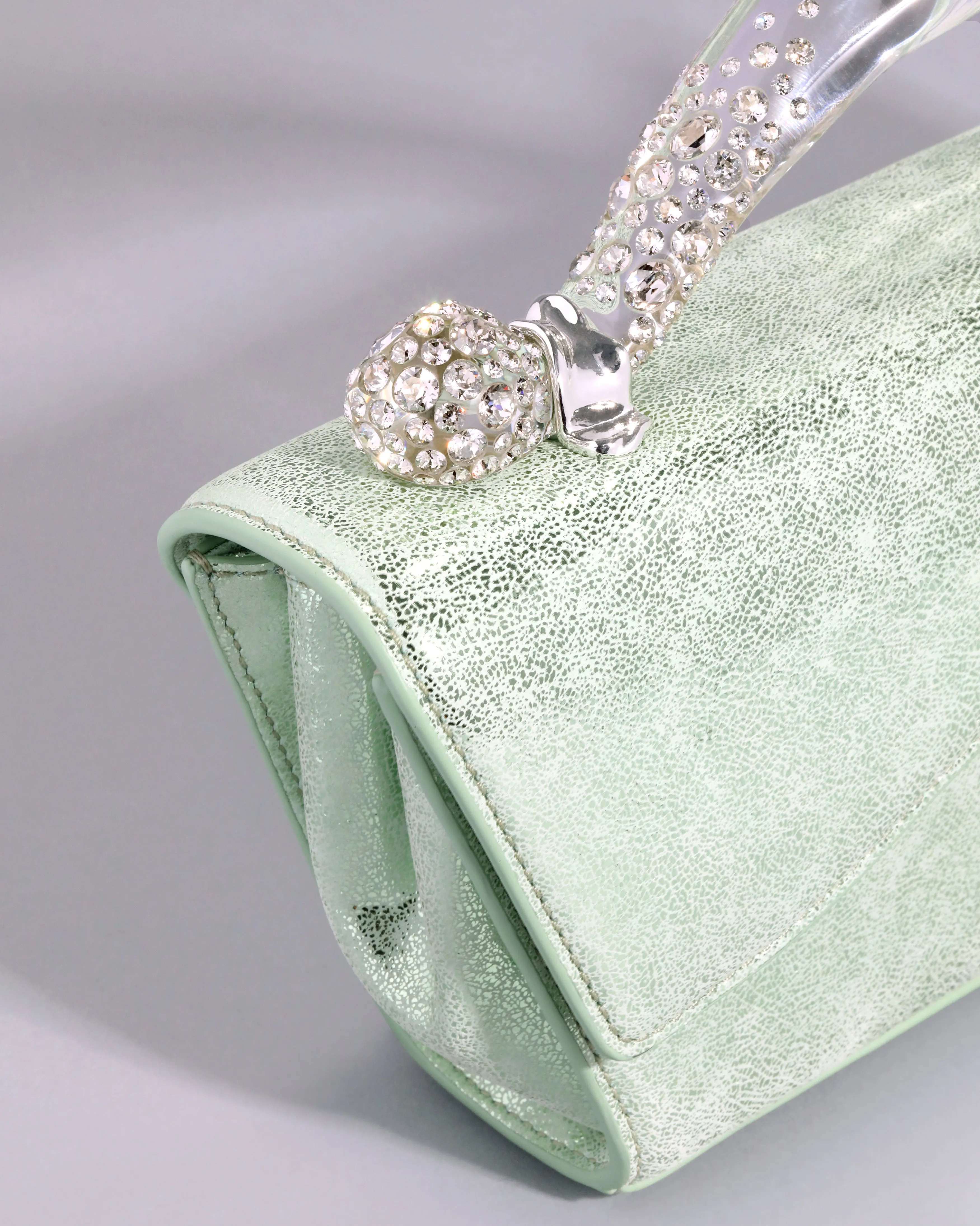 Candy Box Lucite Handle Handbag- Opalescent Mint sold by Alexis Bittar product image thumbnail 4