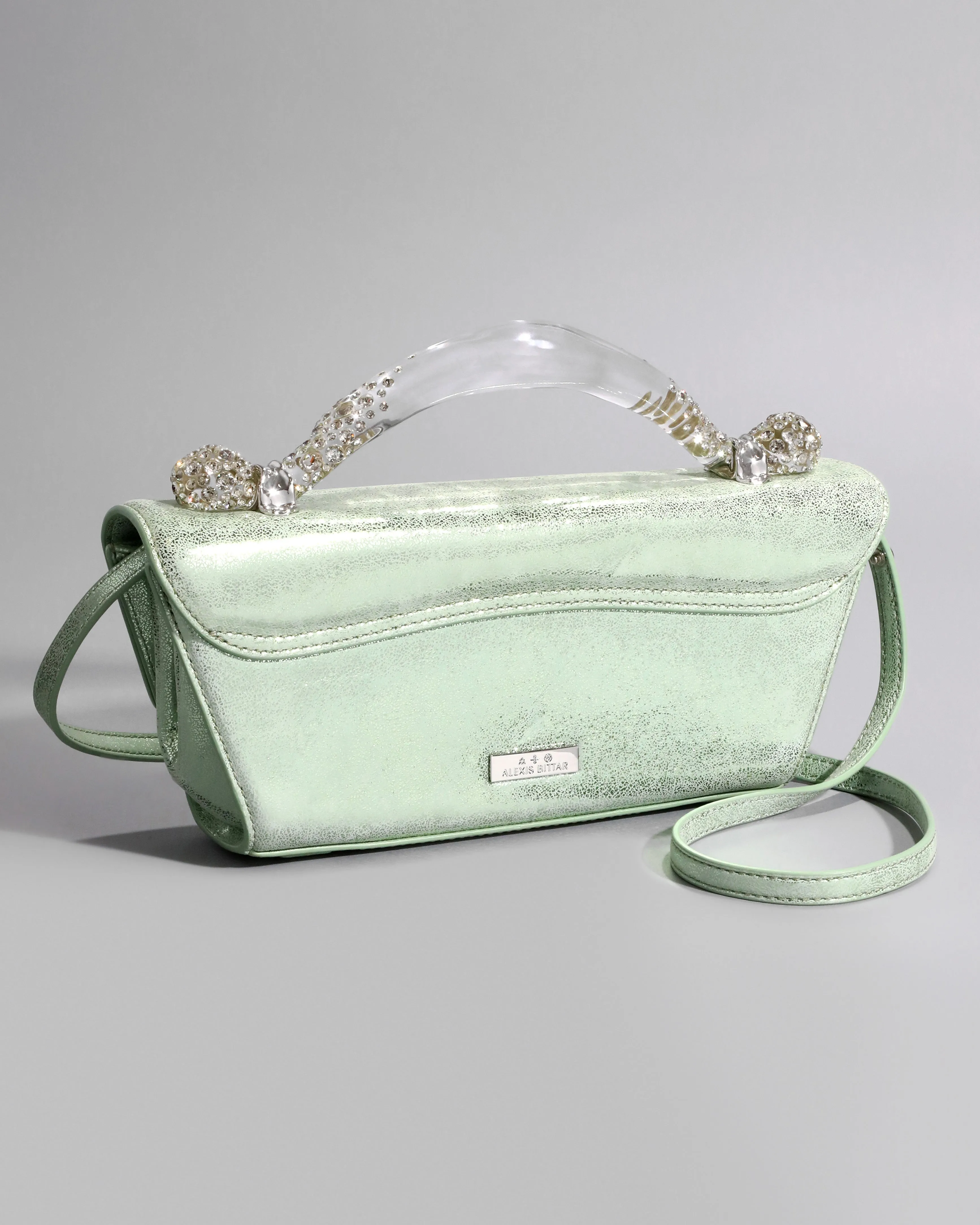 Candy Box Lucite Handle Handbag- Opalescent Mint sold by Alexis Bittar product image thumbnail 5