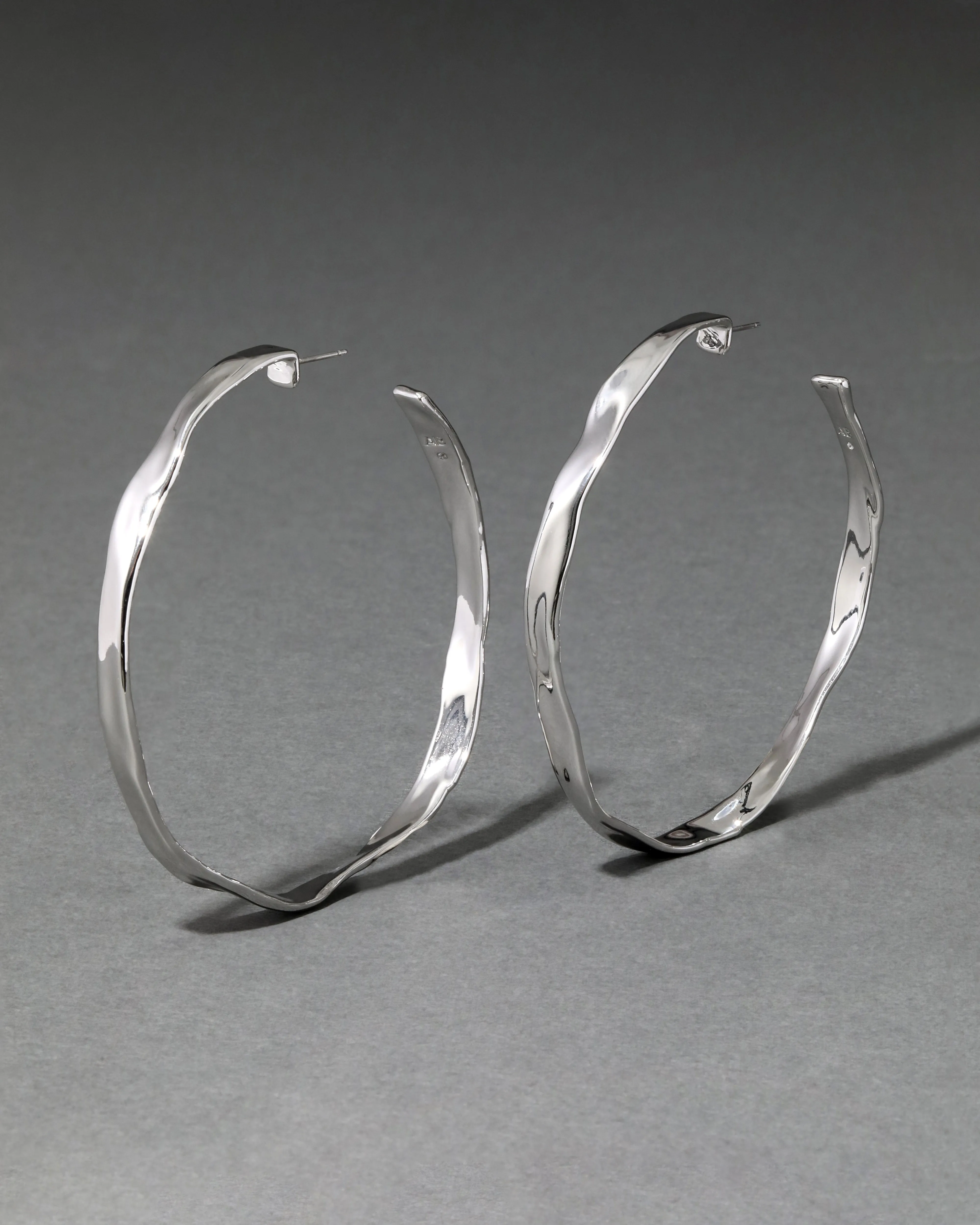 Molten Silver X-Large Hoop Earring sold by Alexis Bittar