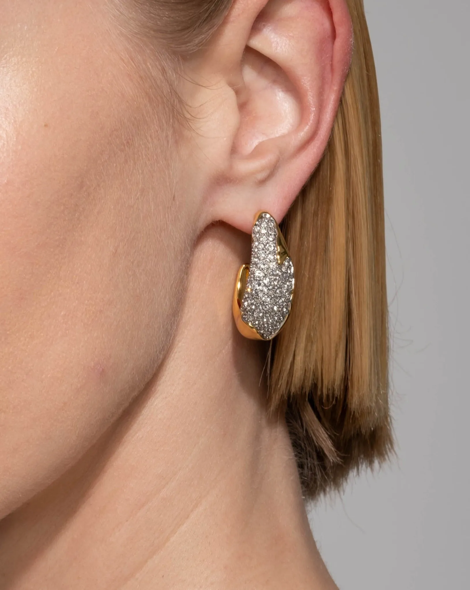 Solanales Crystal Hoop Earring sold by Alexis Bittar product image thumbnail 2