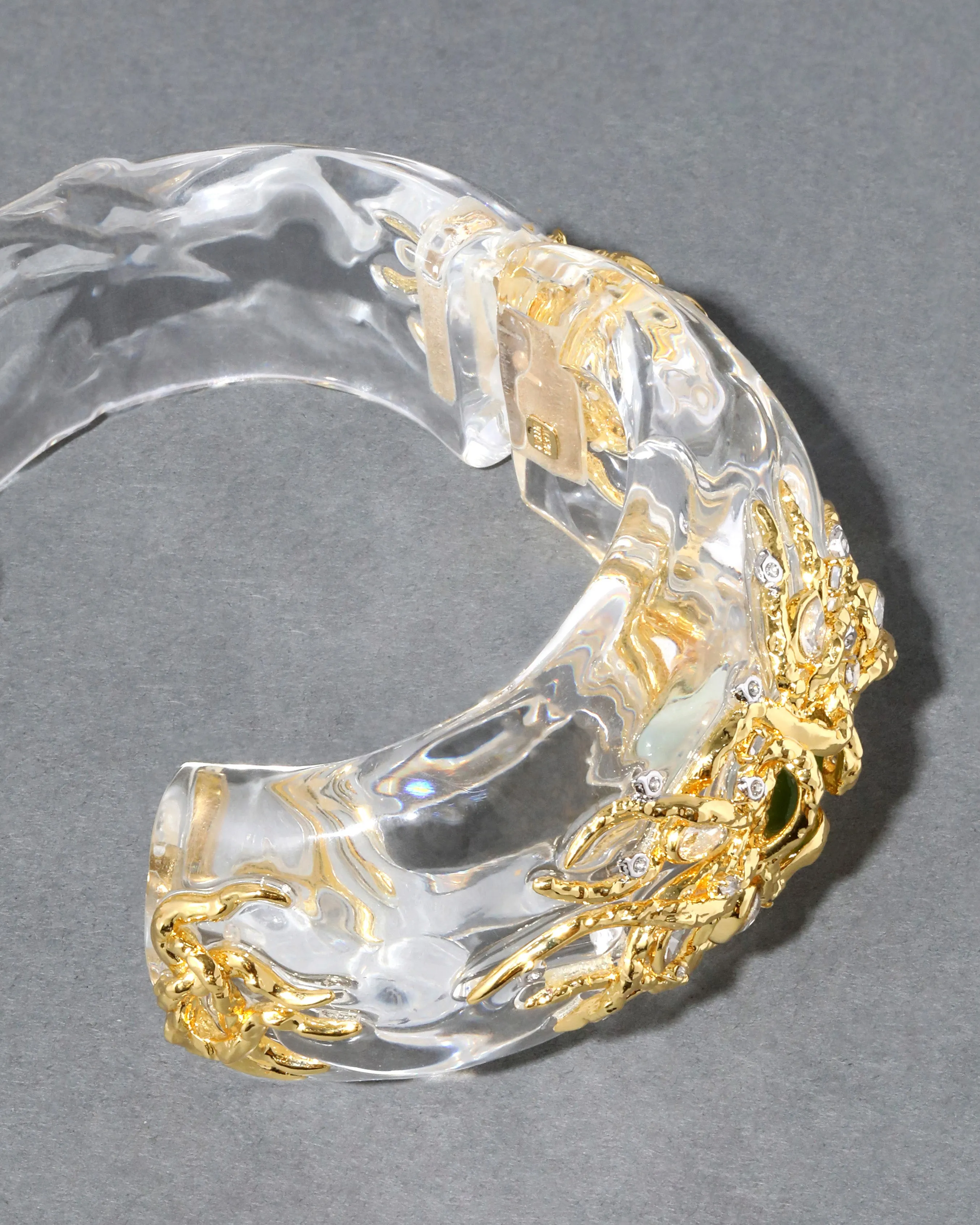 Liquid Vine Lucite Domed Hinge Bracelet sold by Alexis Bittar product image thumbnail 4