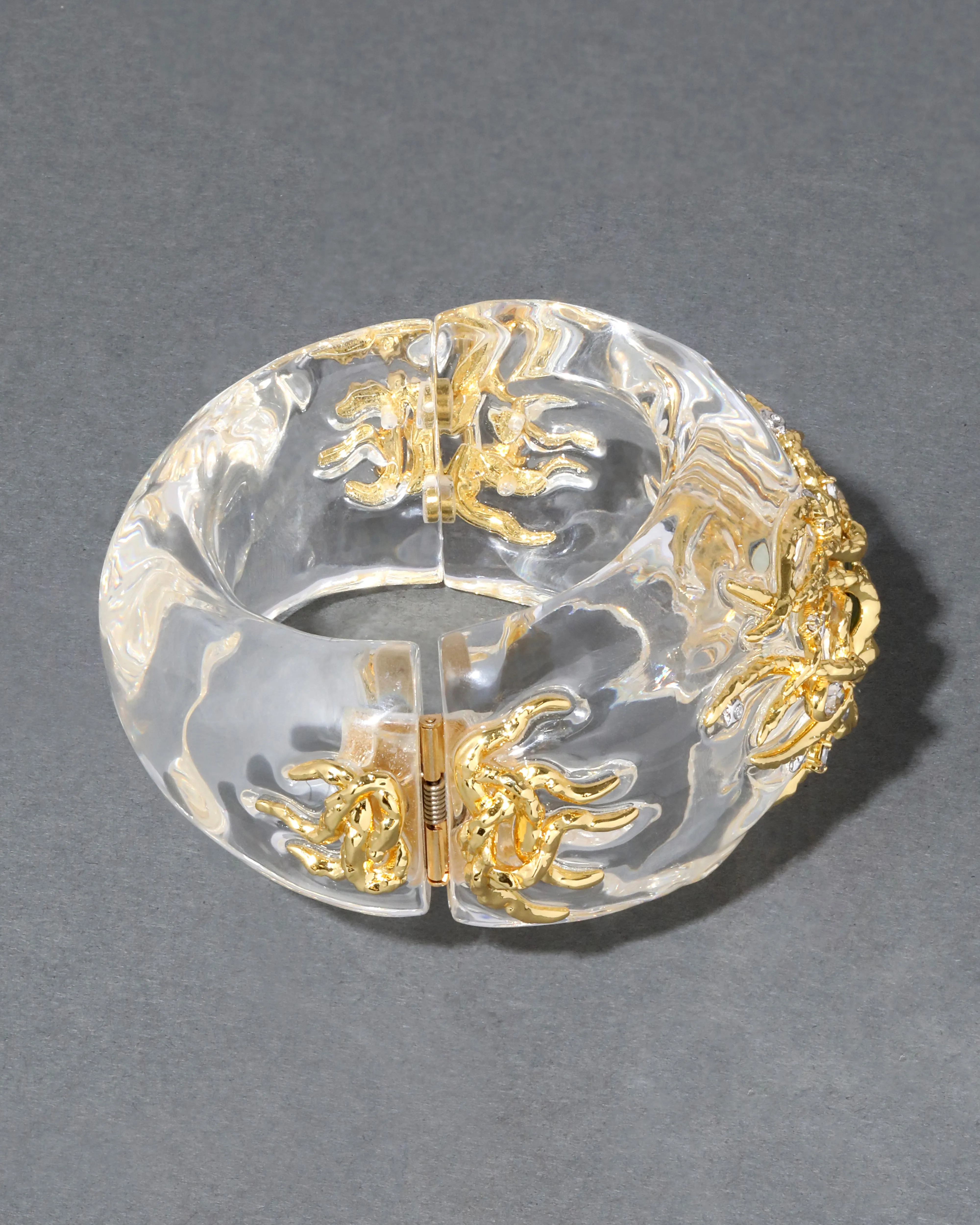 Liquid Vine Lucite Domed Hinge Bracelet sold by Alexis Bittar product image thumbnail 5