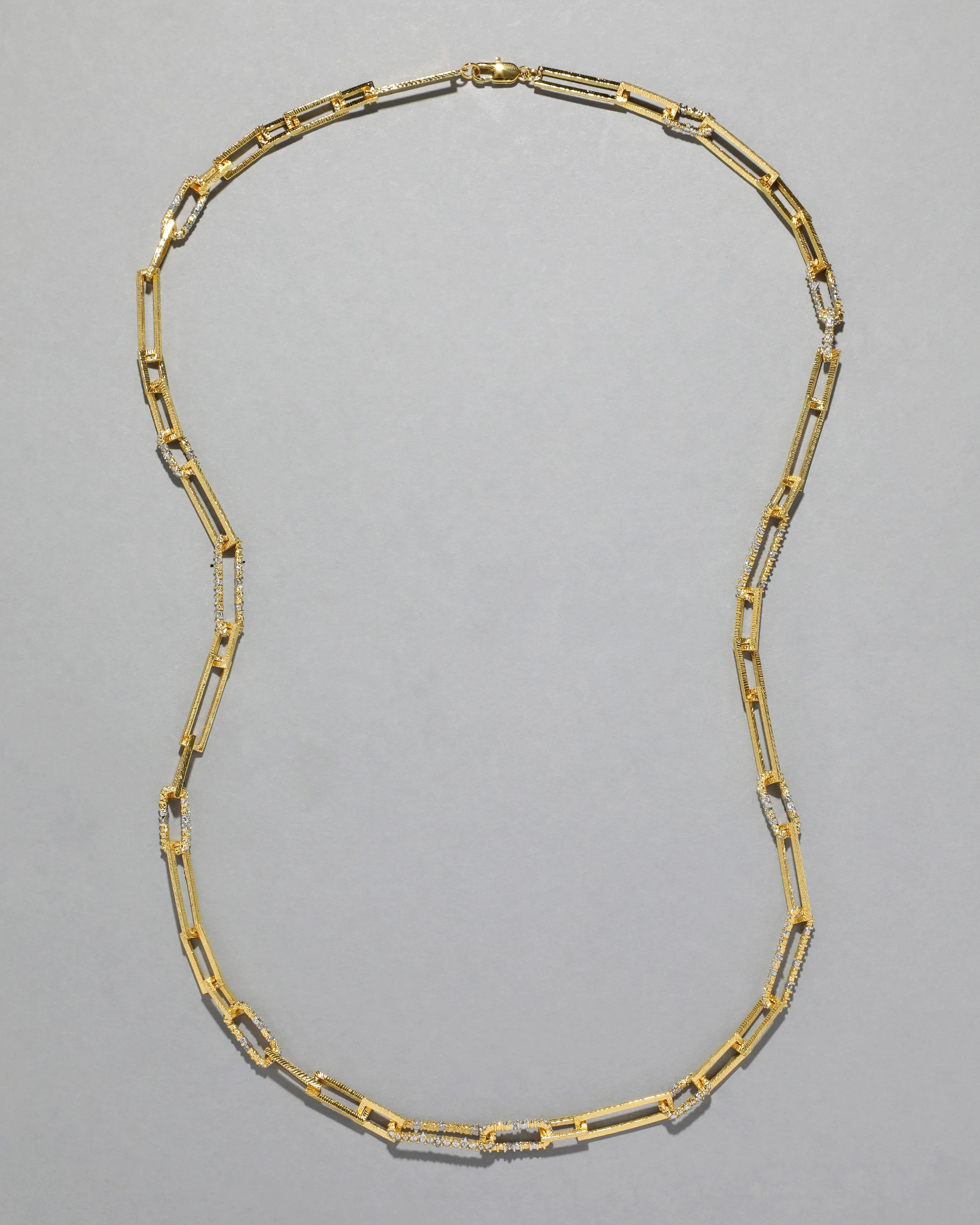 Crystal Encrusted Long Link Strand Necklace sold by Alexis Bittar product image thumbnail 4