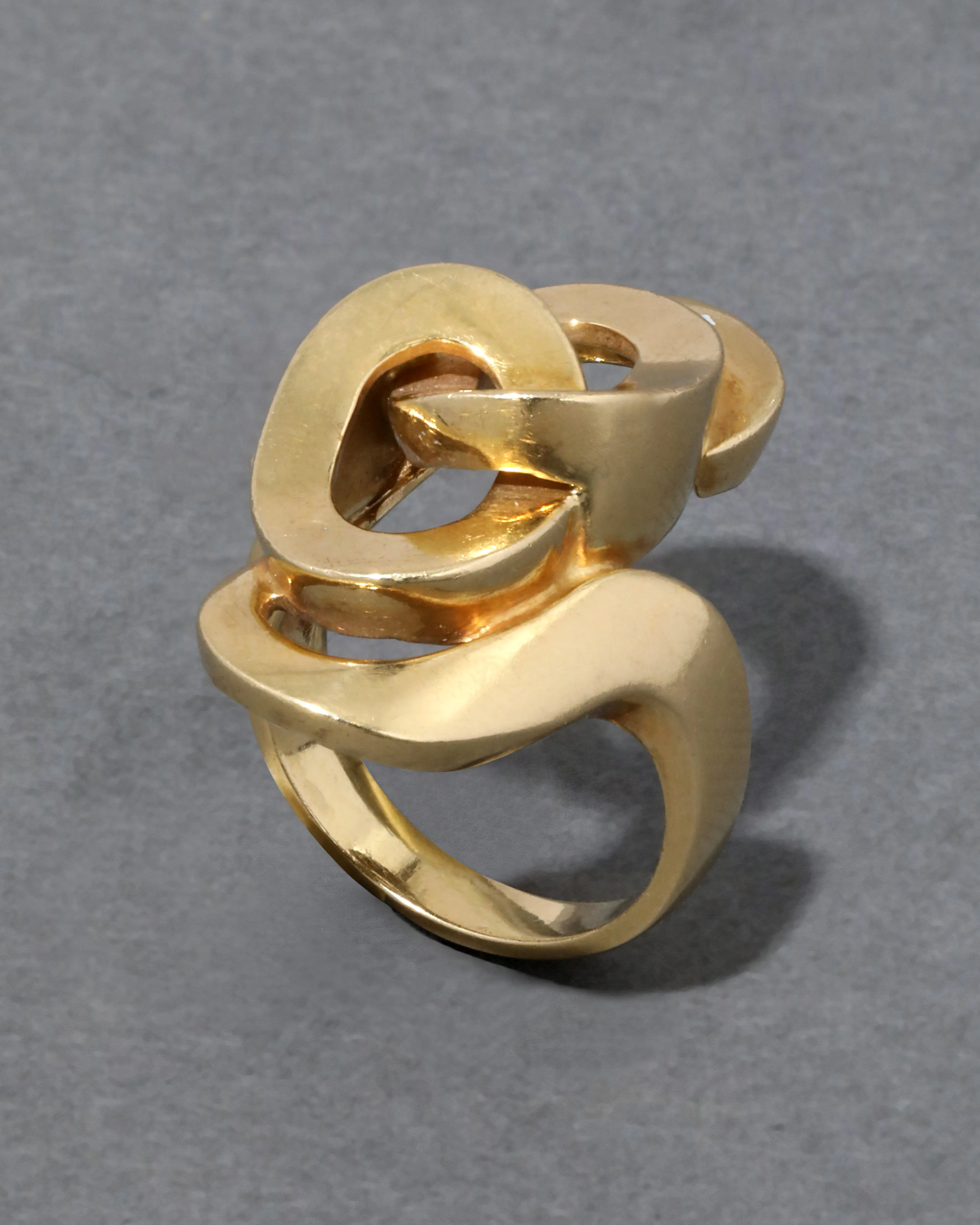 Vintage 1960s 18k Gold Sculptural Ring sold by Alexis Bittar product image thumbnail 3