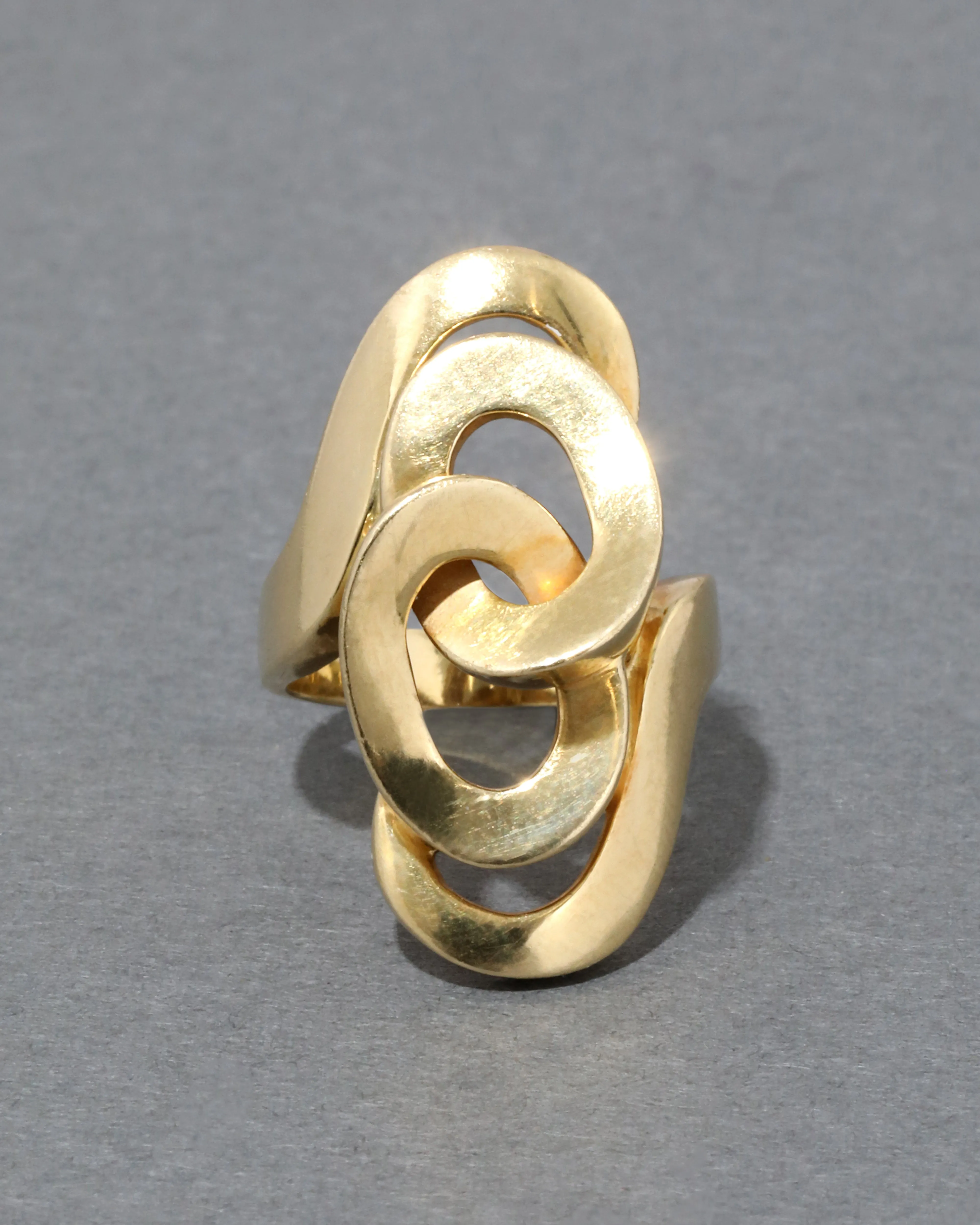 Vintage 1960s 18k Gold Sculptural Ring sold by Alexis Bittar