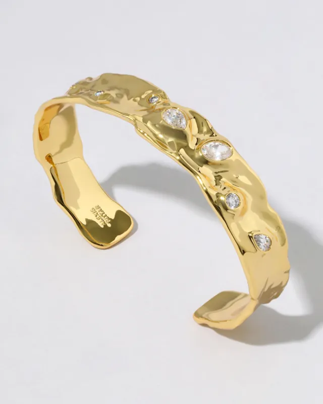 Asterales Rocky Texture Cuff Bracelet sold by Alexis Bittar