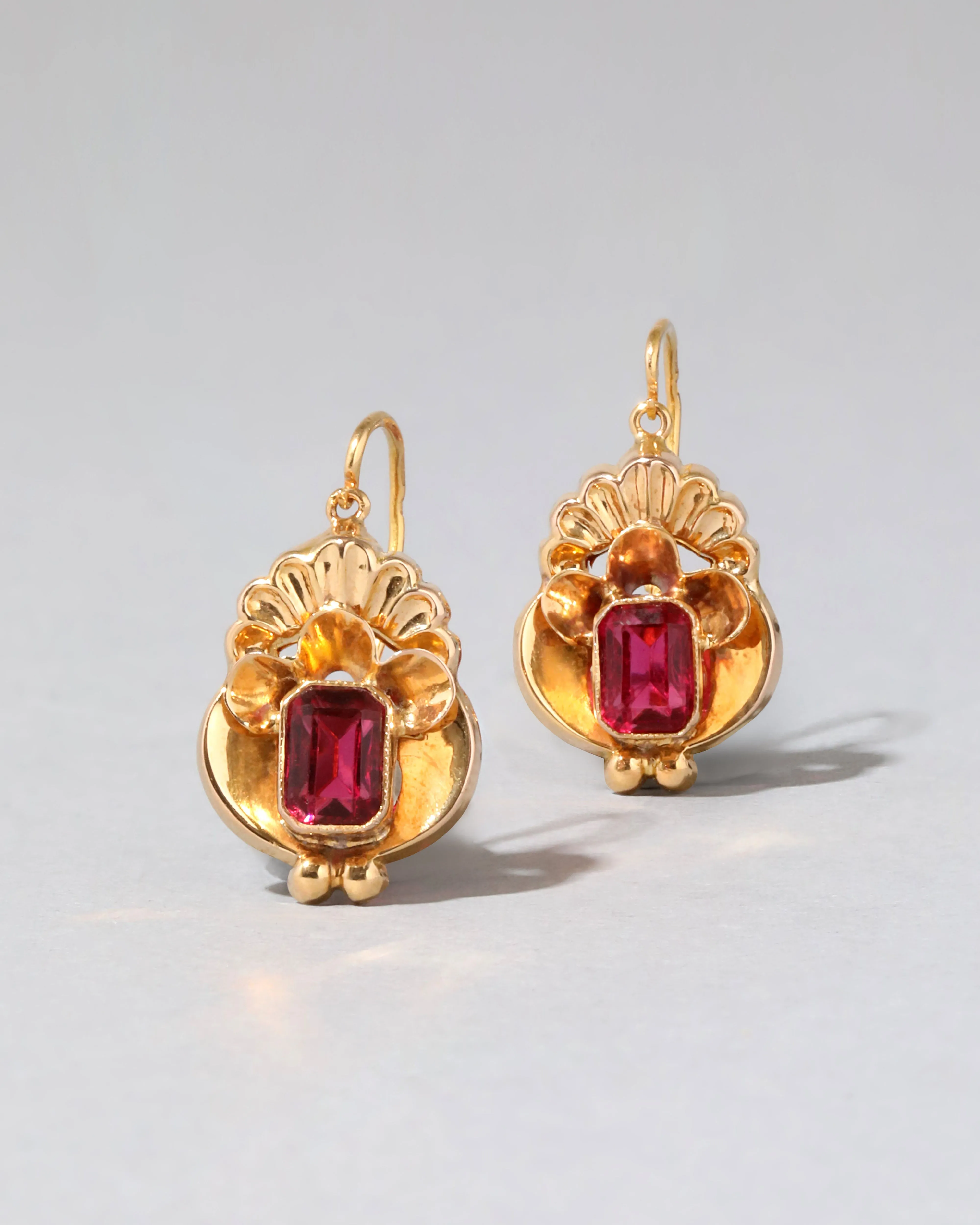 Vintage 19k Gold & Garnet Earring sold by Alexis Bittar