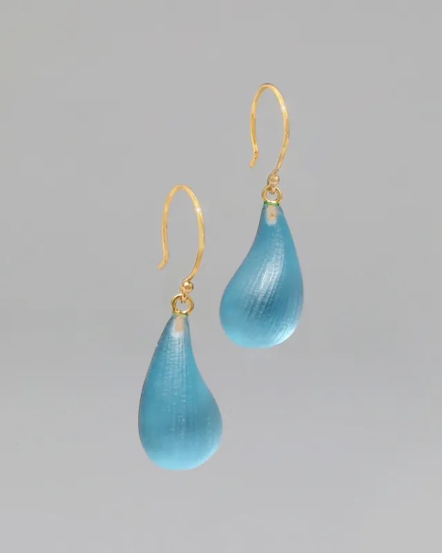Lucite Dewdrop Earring- Bermuda Blue sold by Alexis Bittar