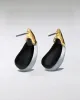 Luminous Lucite Arched Small Post Earring- Cerulean sold by Alexis Bittar