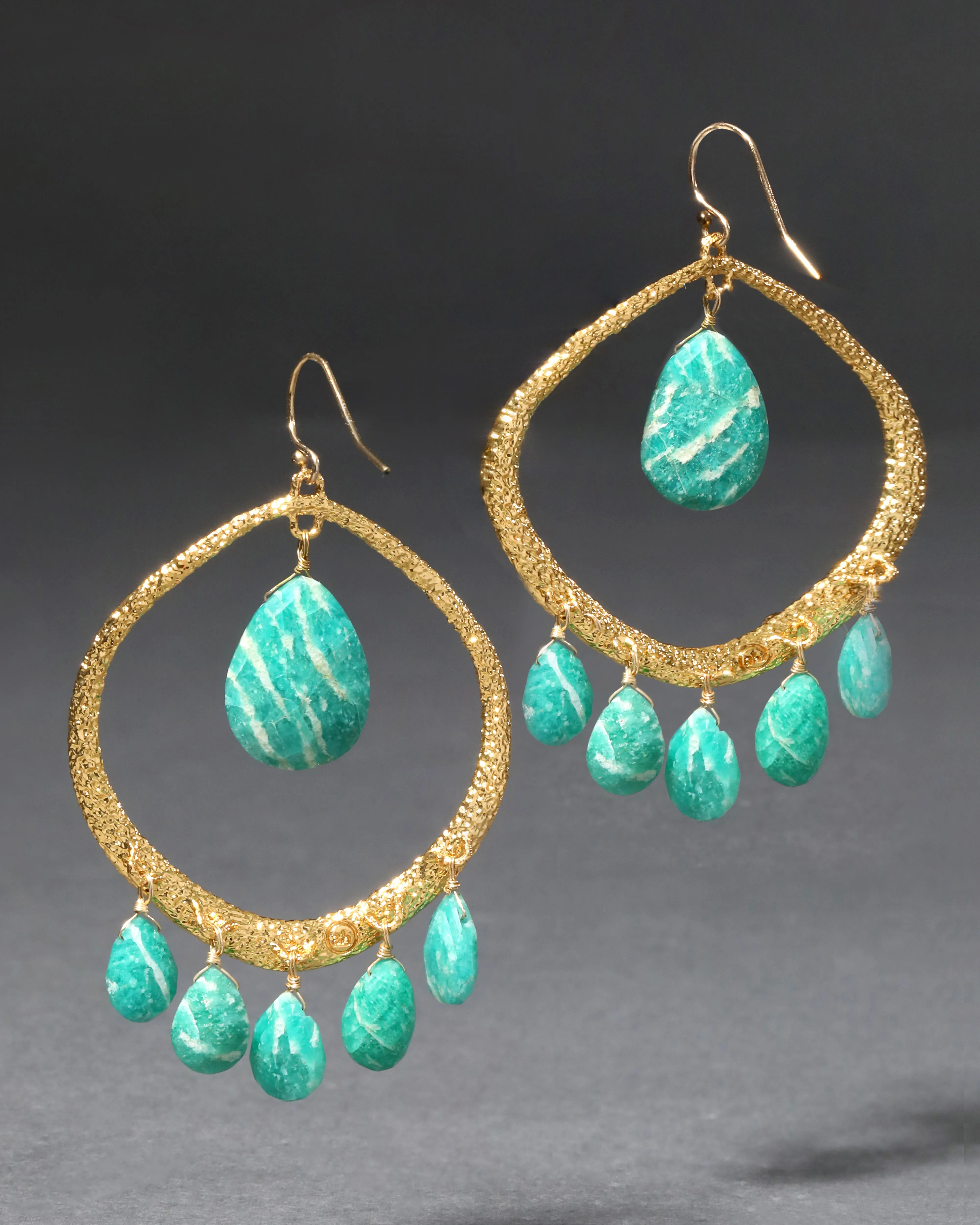 Archive Stone Fringe Wire Drop Earring sold by Alexis Bittar product image thumbnail 2