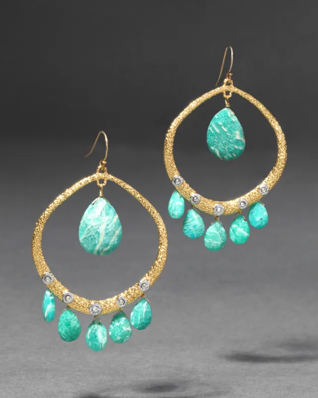 Archive Stone Fringe Wire Drop Earring sold by Alexis Bittar