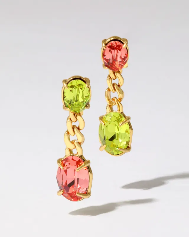 Bonbon Citrus Crystal Drop Post Earring sold by Alexis Bittar