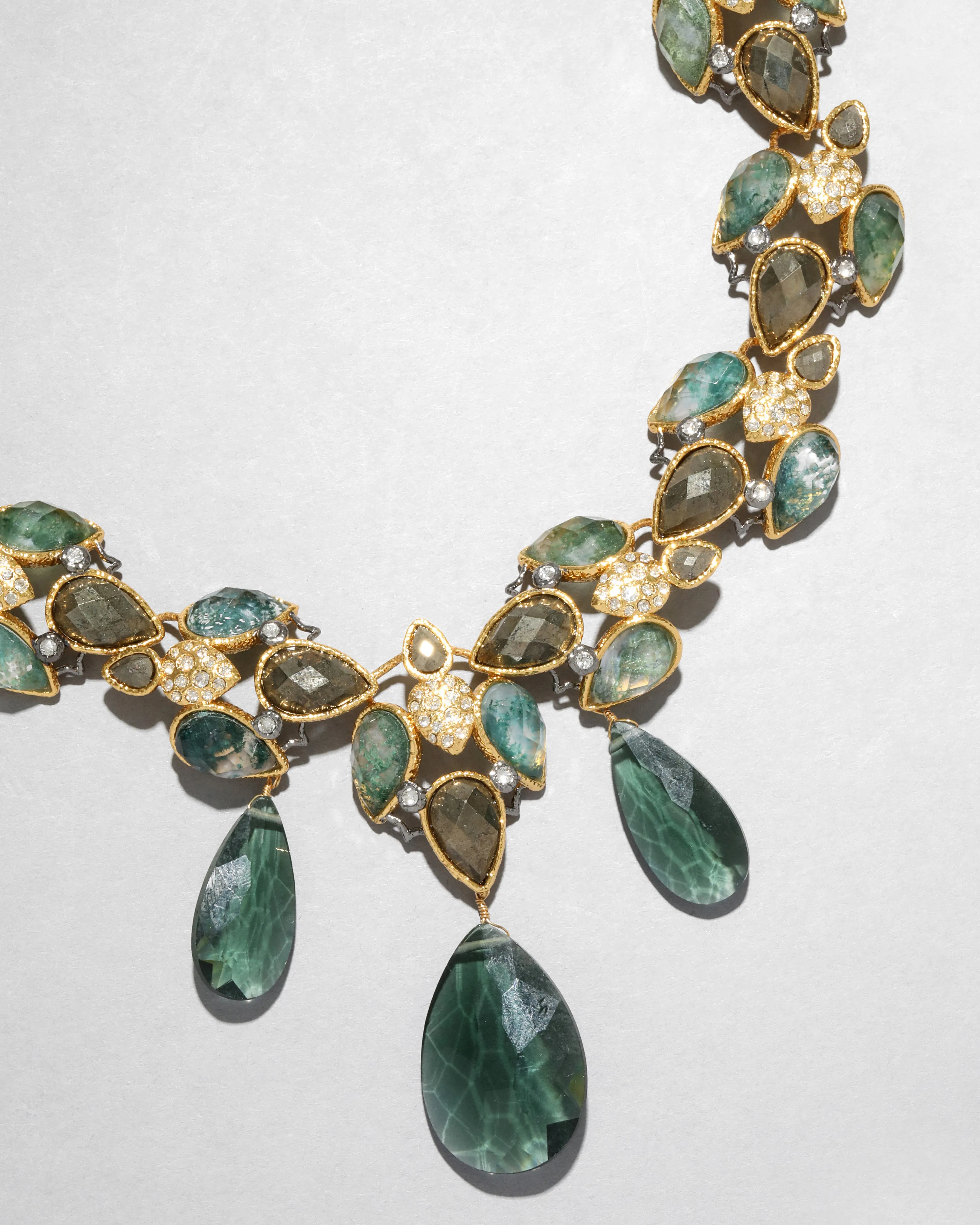 Archive Byzantine Stone Bib Necklace sold by Alexis Bittar product image thumbnail 2
