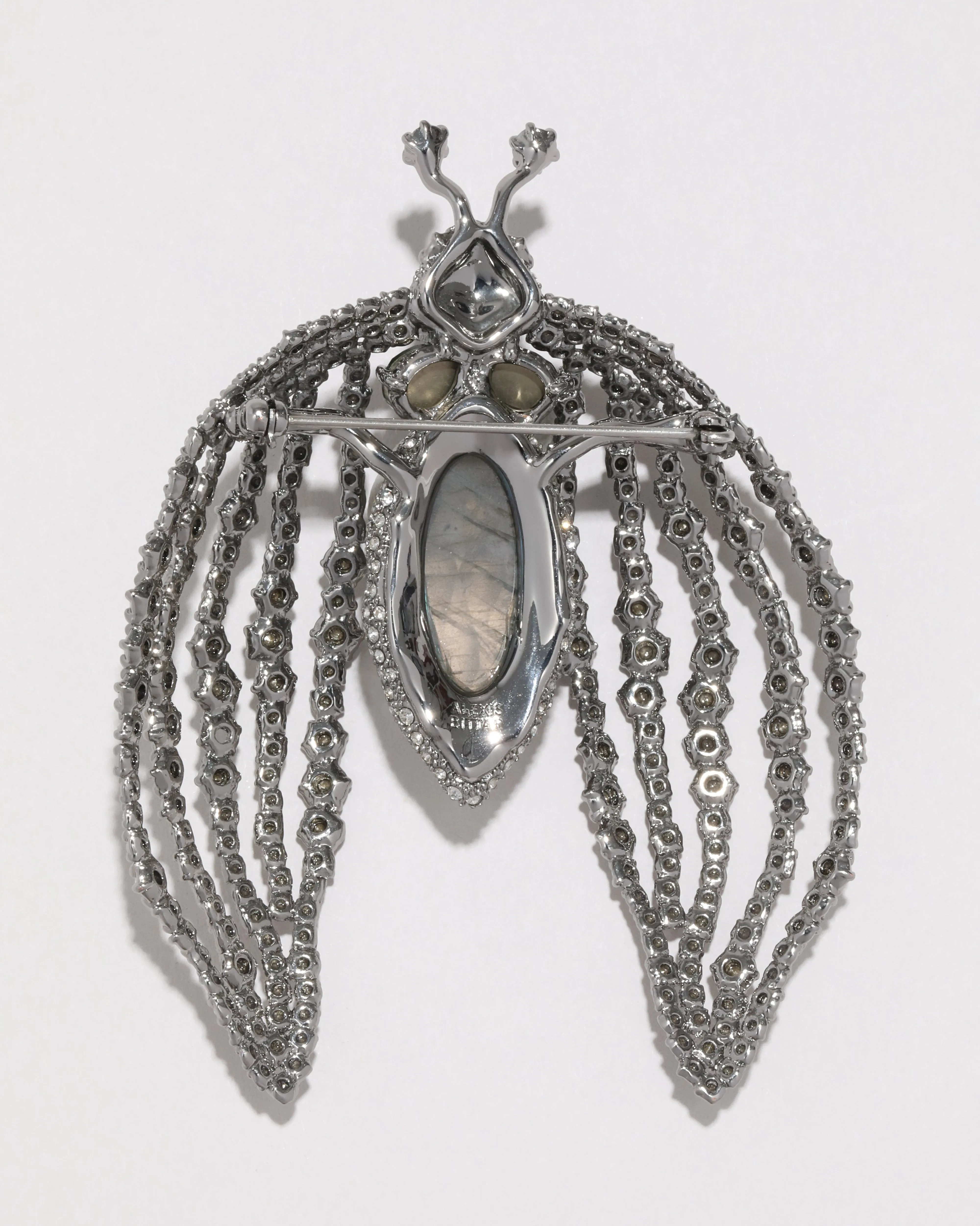 Punk Royale Crystal Flying Beetle Pin sold by Alexis Bittar product image thumbnail 4
