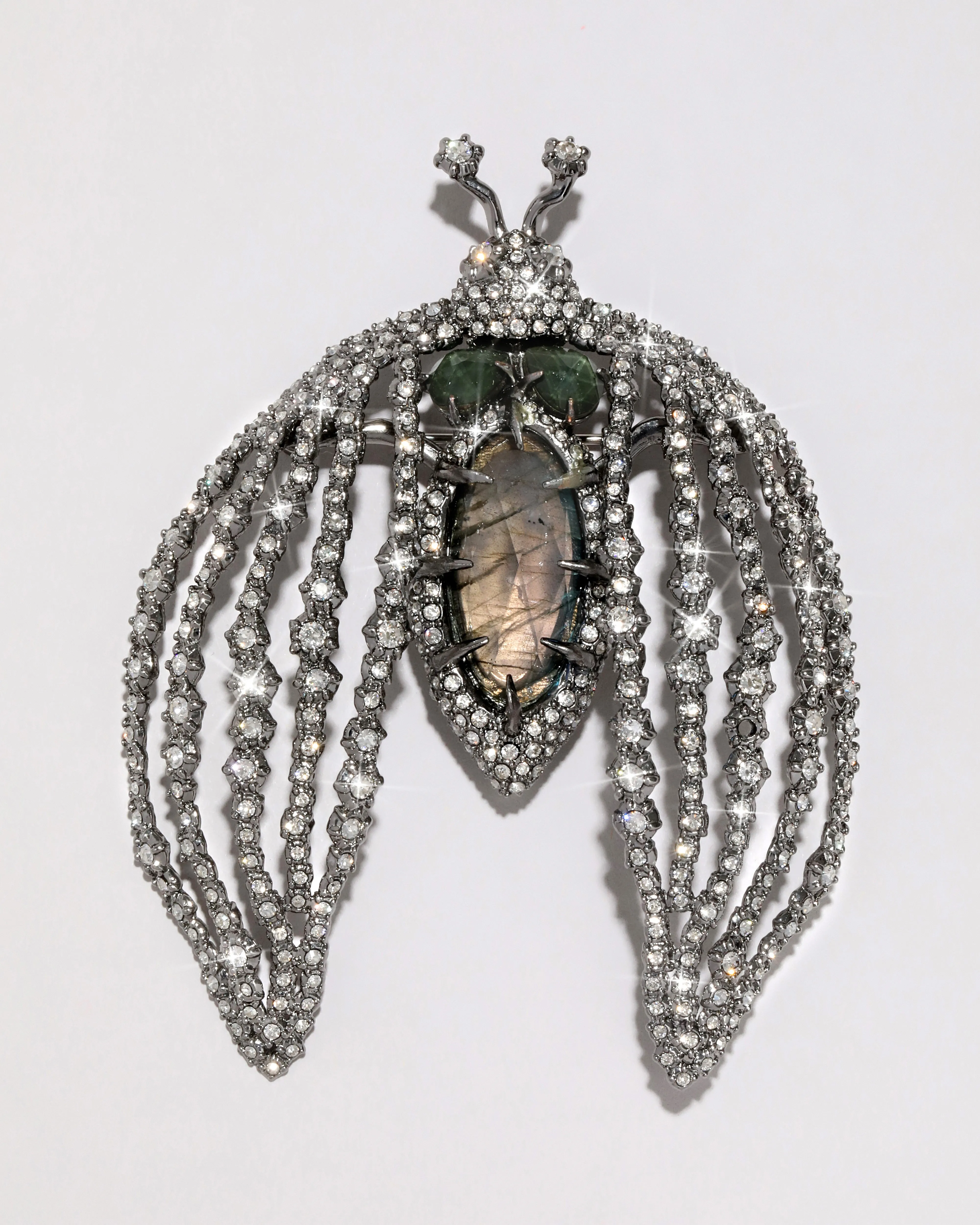 Punk Royale Crystal Flying Beetle Pin sold by Alexis Bittar
