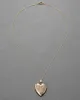 Vintage 1930s 12k Gold Plated Silver Hand-Etched Heart Locket Necklace sold by Alexis Bittar