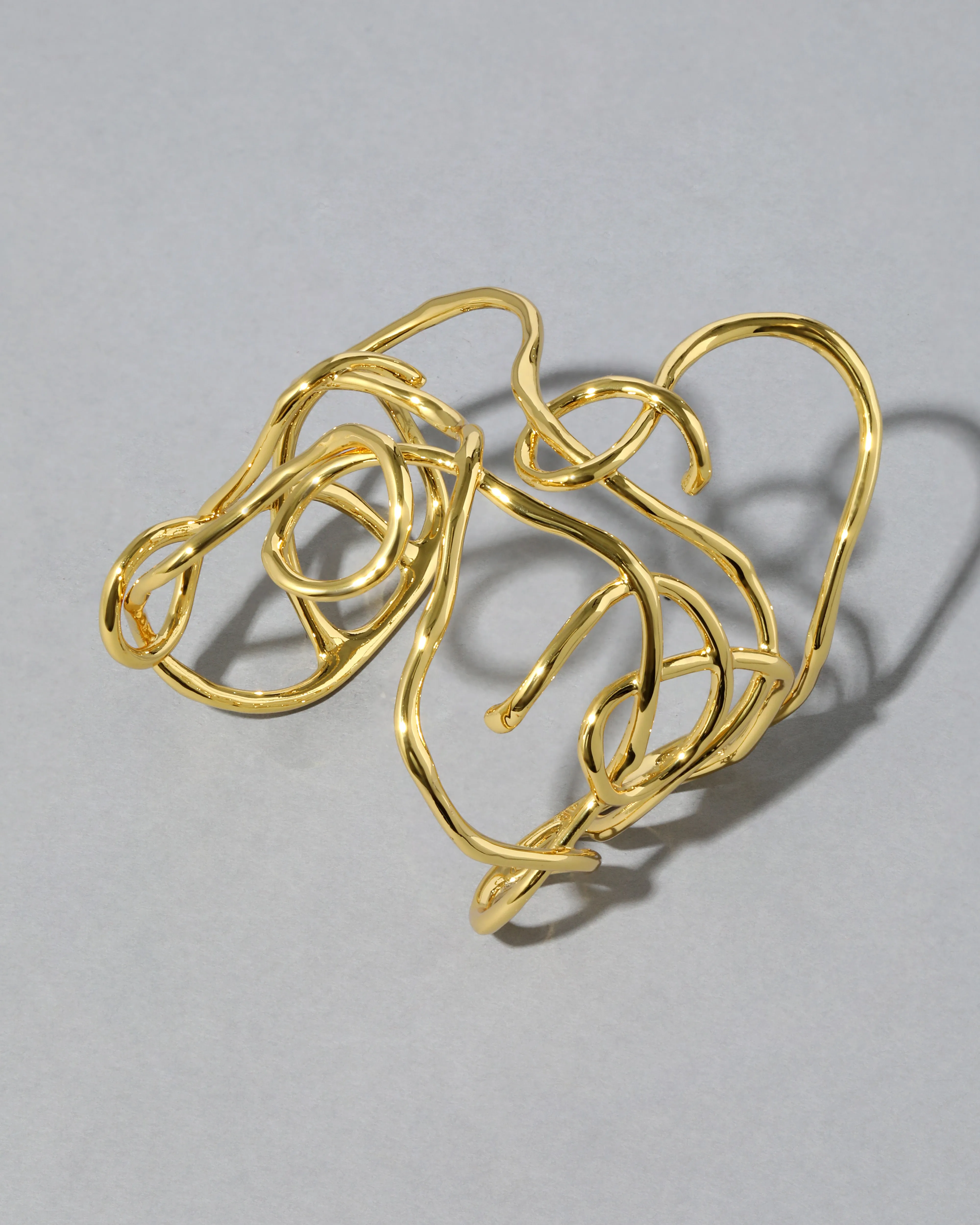Twisted Gold Large Cuff Bracelet sold by Alexis Bittar product image thumbnail 3