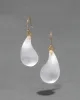 Lucite Dewdrop Earring- Silver sold by Alexis Bittar