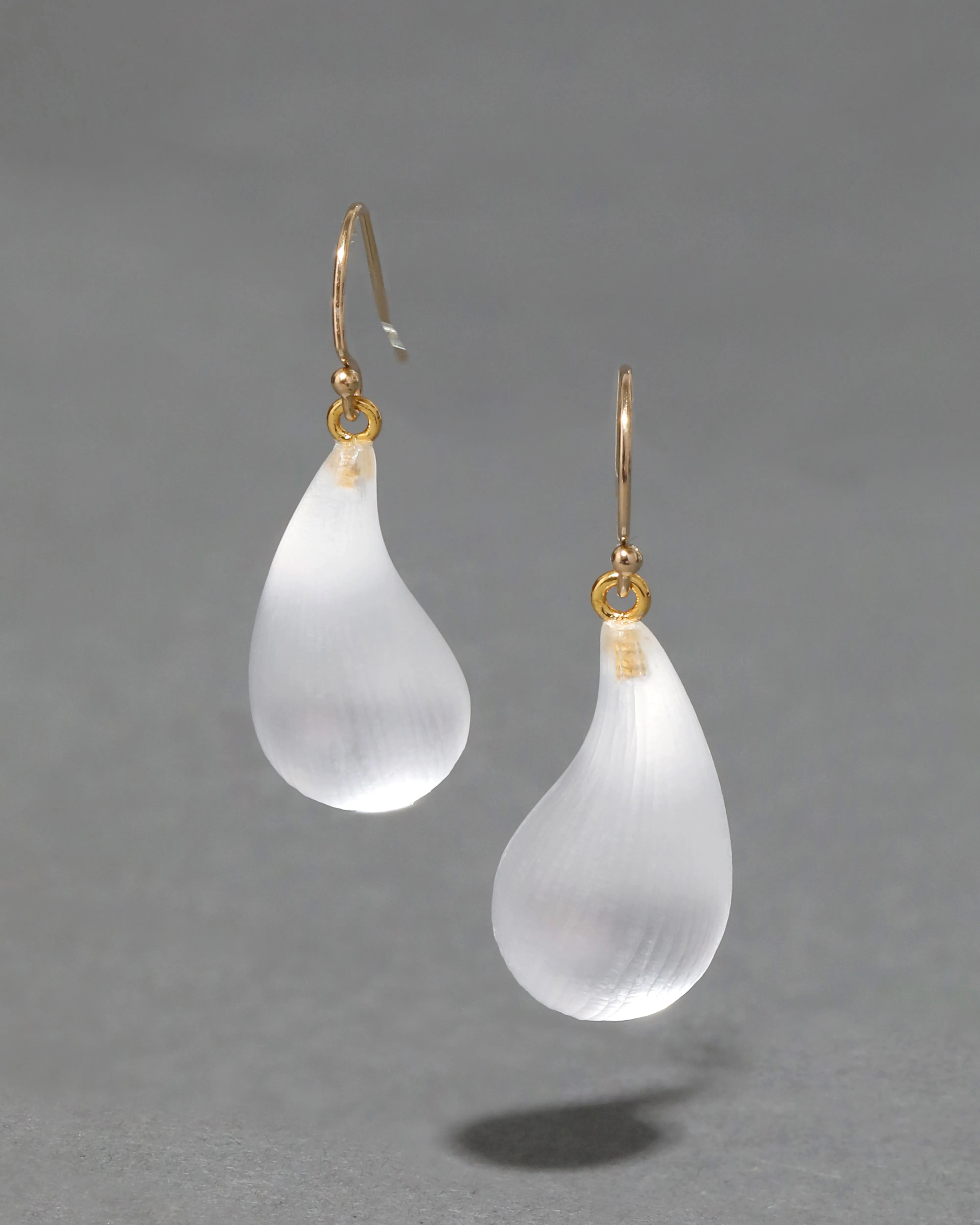Lucite Dewdrop Earring- Silver sold by Alexis Bittar